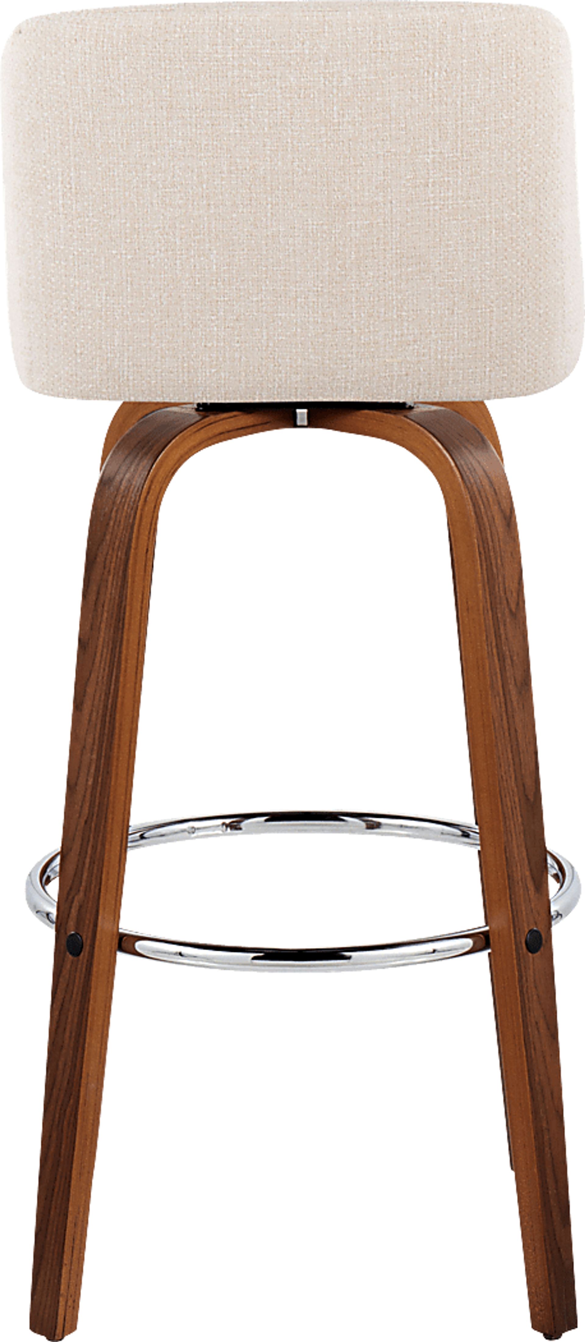 Wymering VI Cream Swivel Barstool, Set of 2 - Image 6