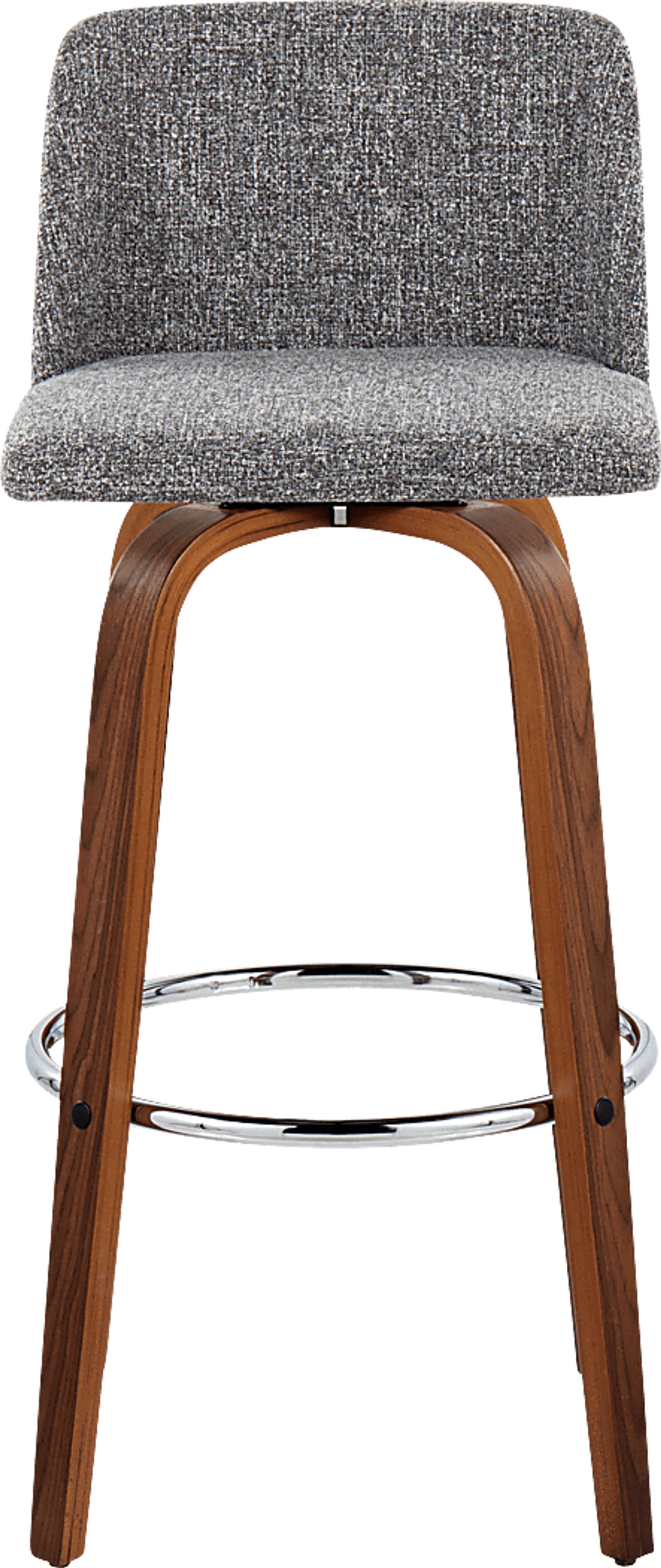 Wymering VI Gray Swivel Barstool, Set of 2 - Image 7