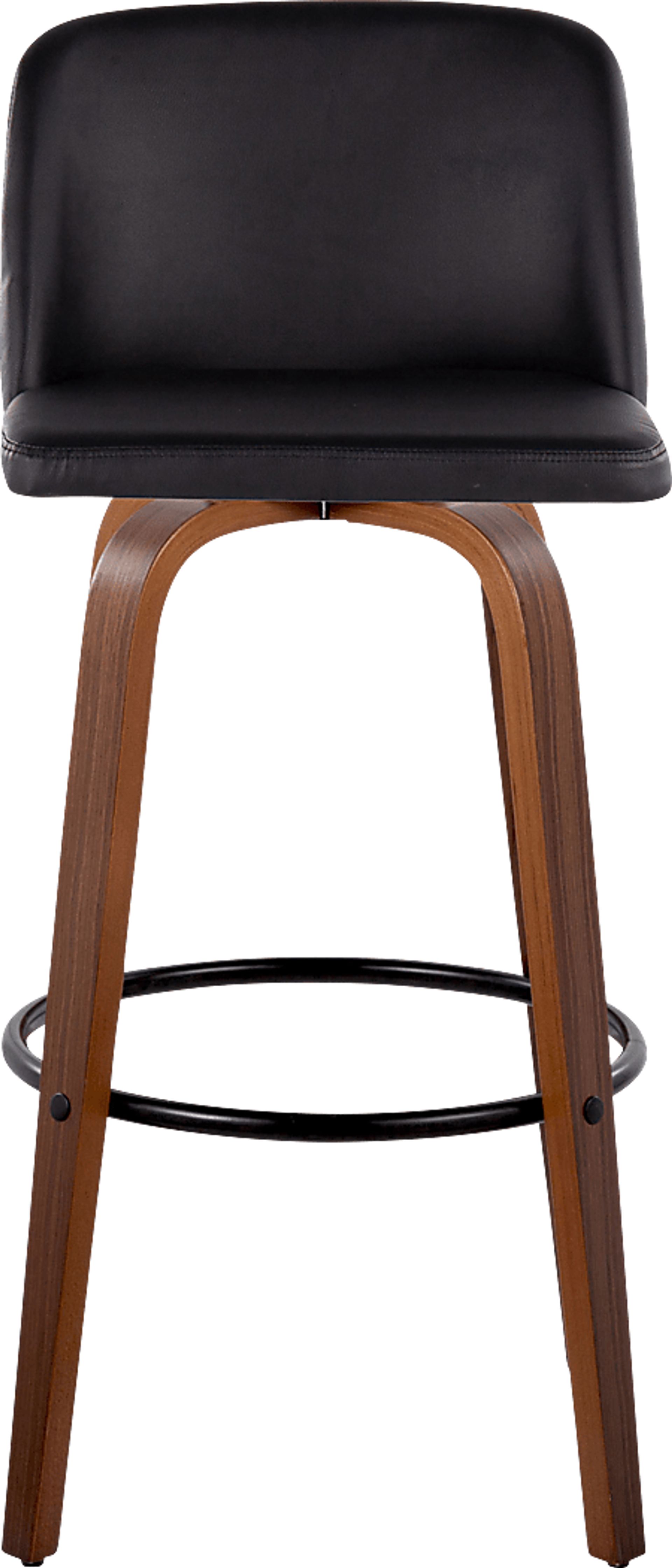 Wymering VII Black Swivel Barstool, Set of 2 - Image 7