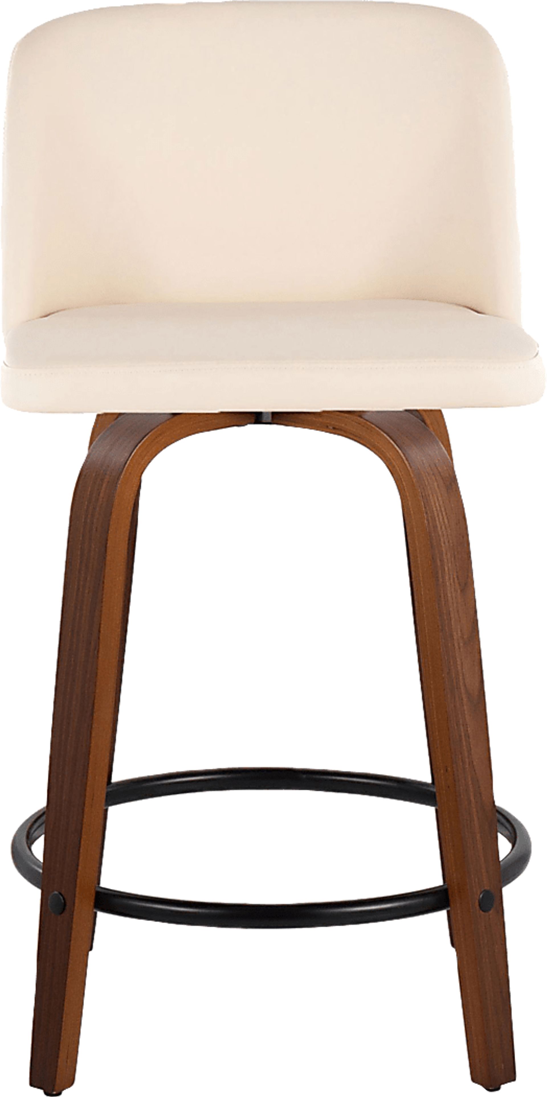 Wymering VII Cream Swivel Counter Height Stool, Set of 2 - Image 8