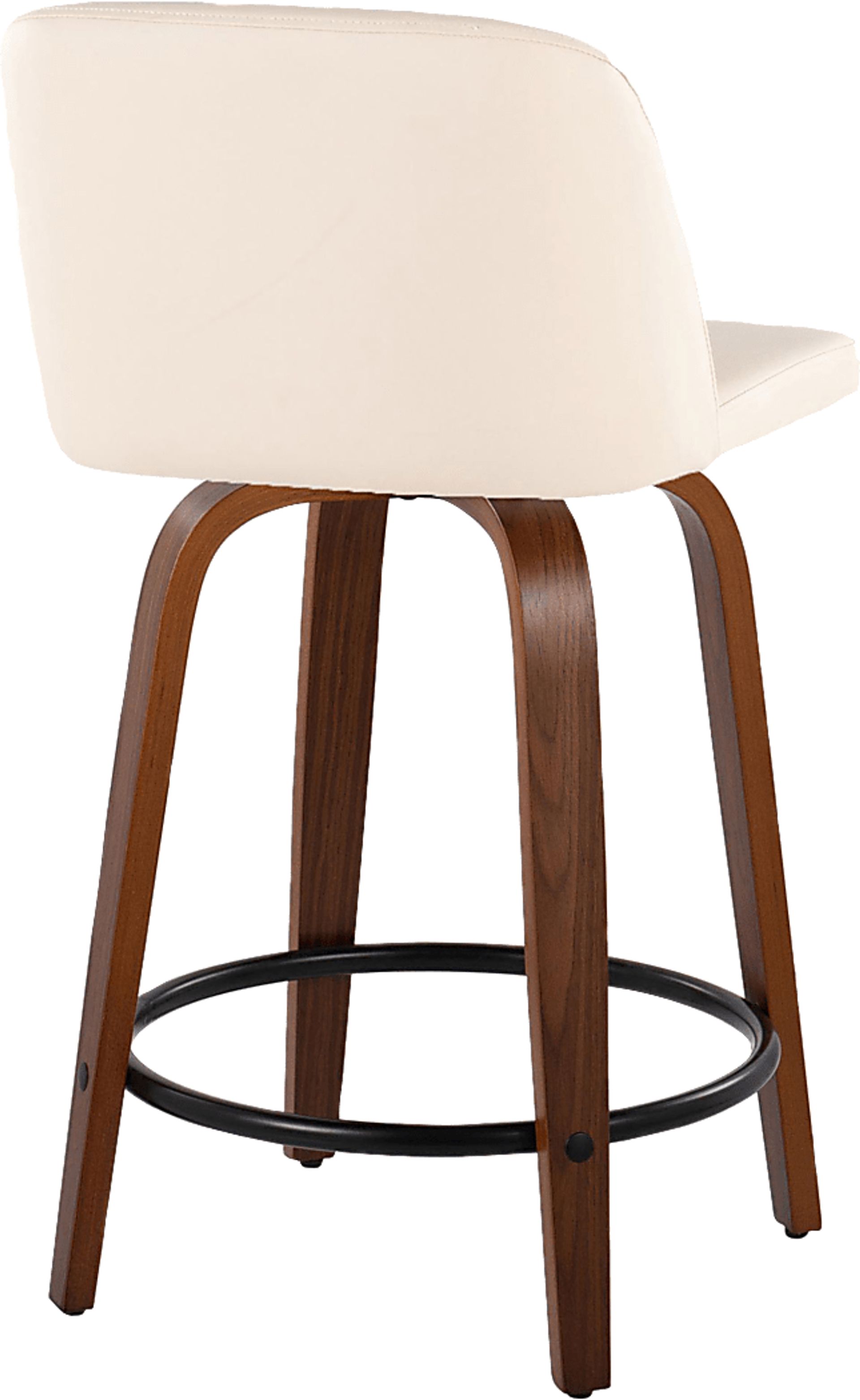 Wymering VII Cream Swivel Counter Height Stool, Set of 2 - Image 9