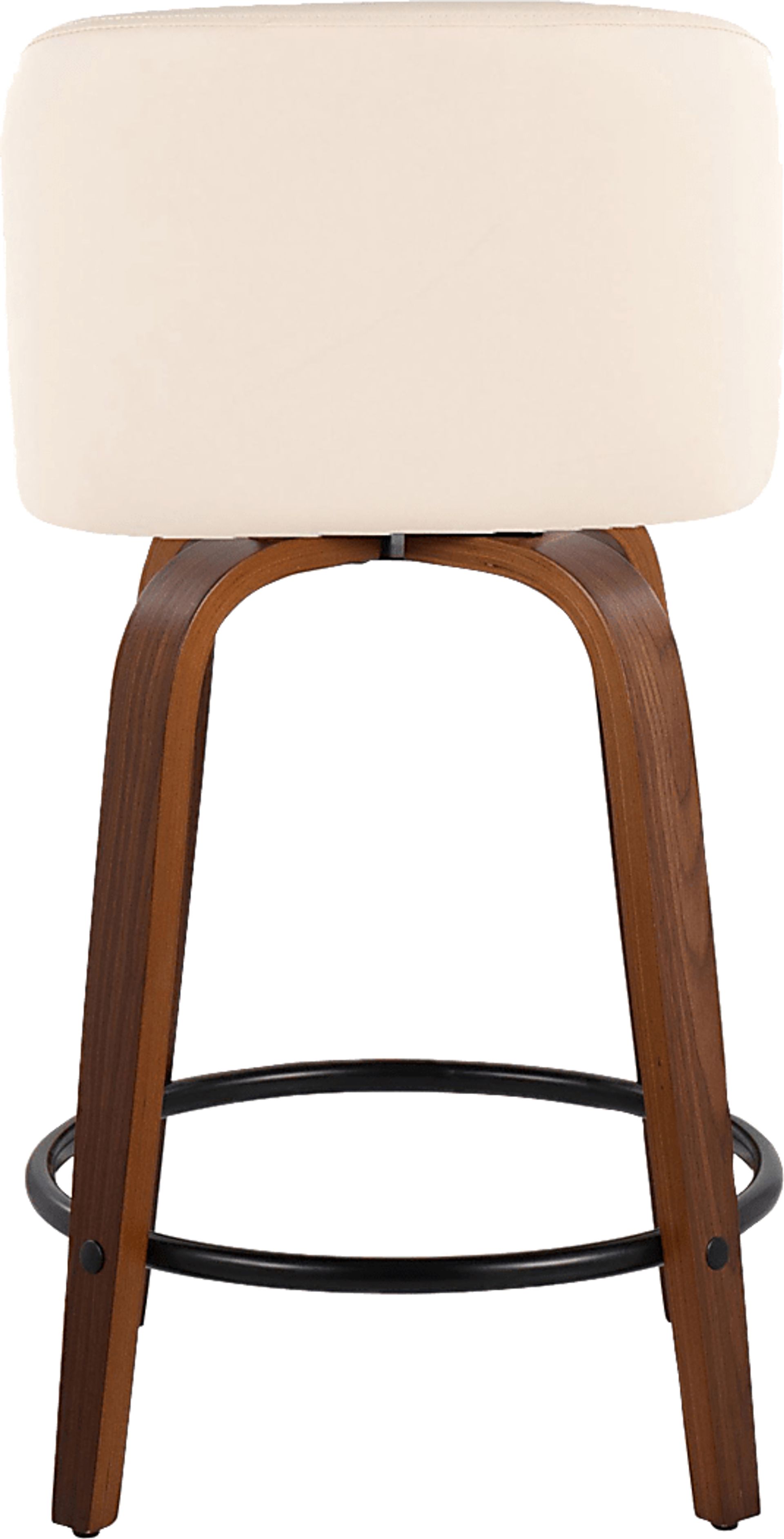 Wymering VII Cream Swivel Counter Height Stool, Set of 2 - Image 10