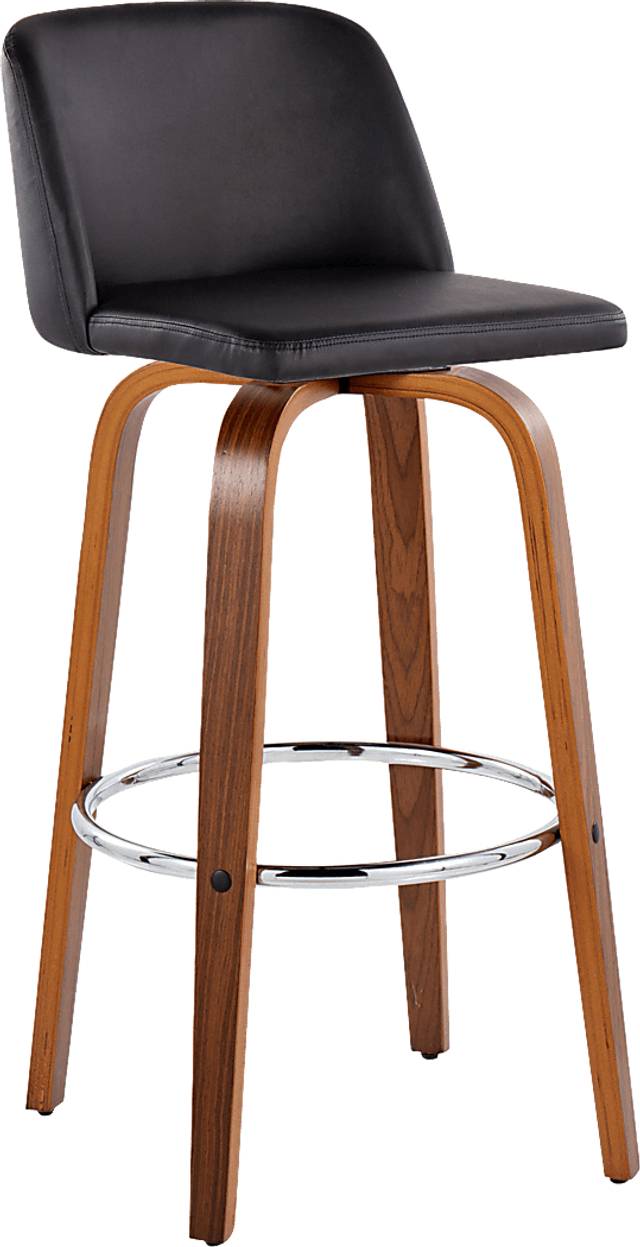 Wymering X Black Swivel Barstool, Set of 2 - Thumbnail - Image 6