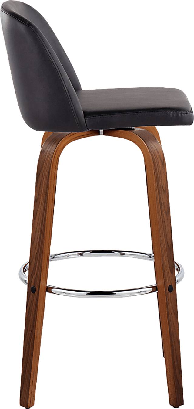 Wymering X Black Swivel Barstool, Set of 2 - Thumbnail - Image 7