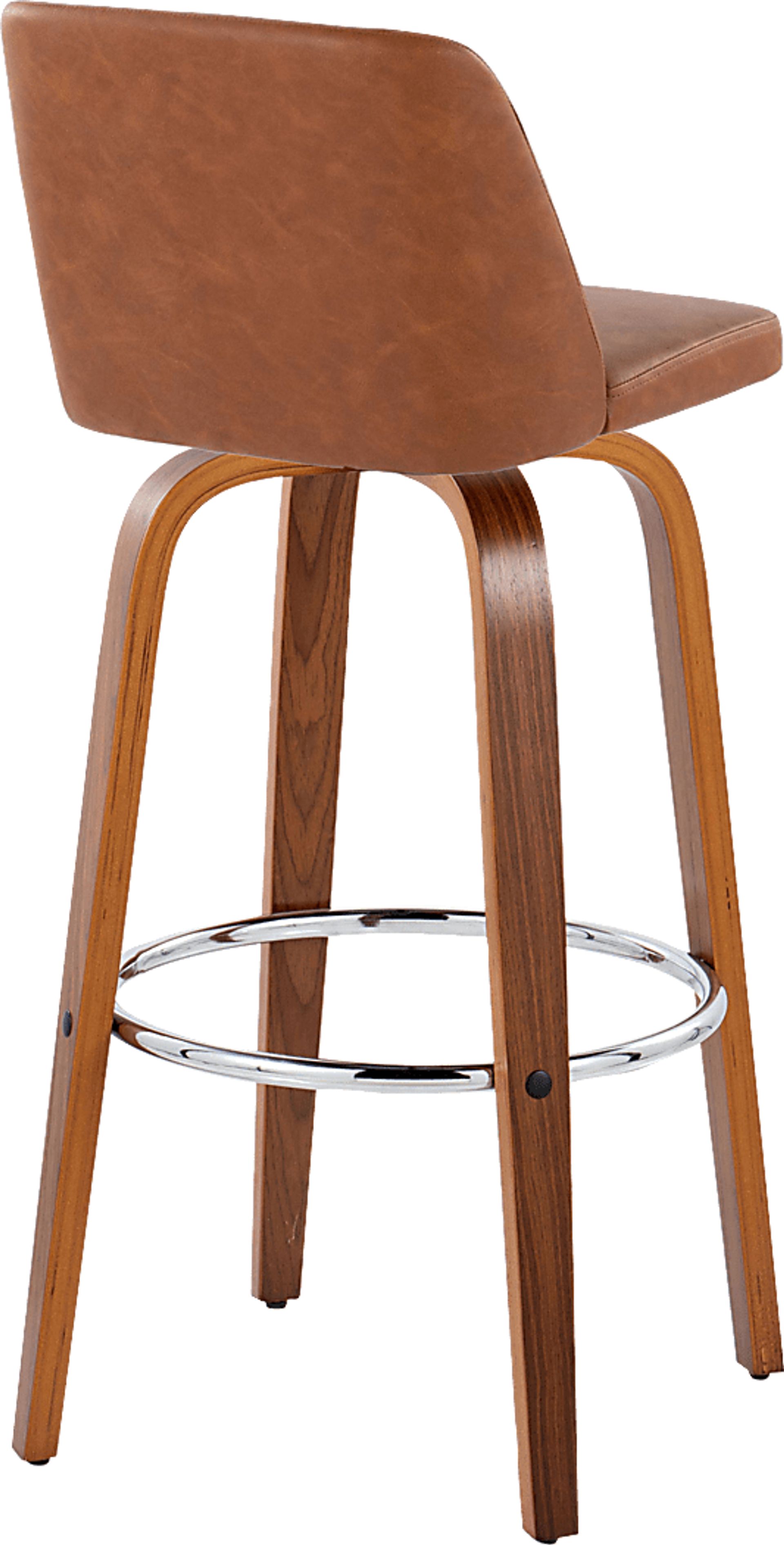 Wymering X Camel Swivel Barstool, Set of 2 - Image 6