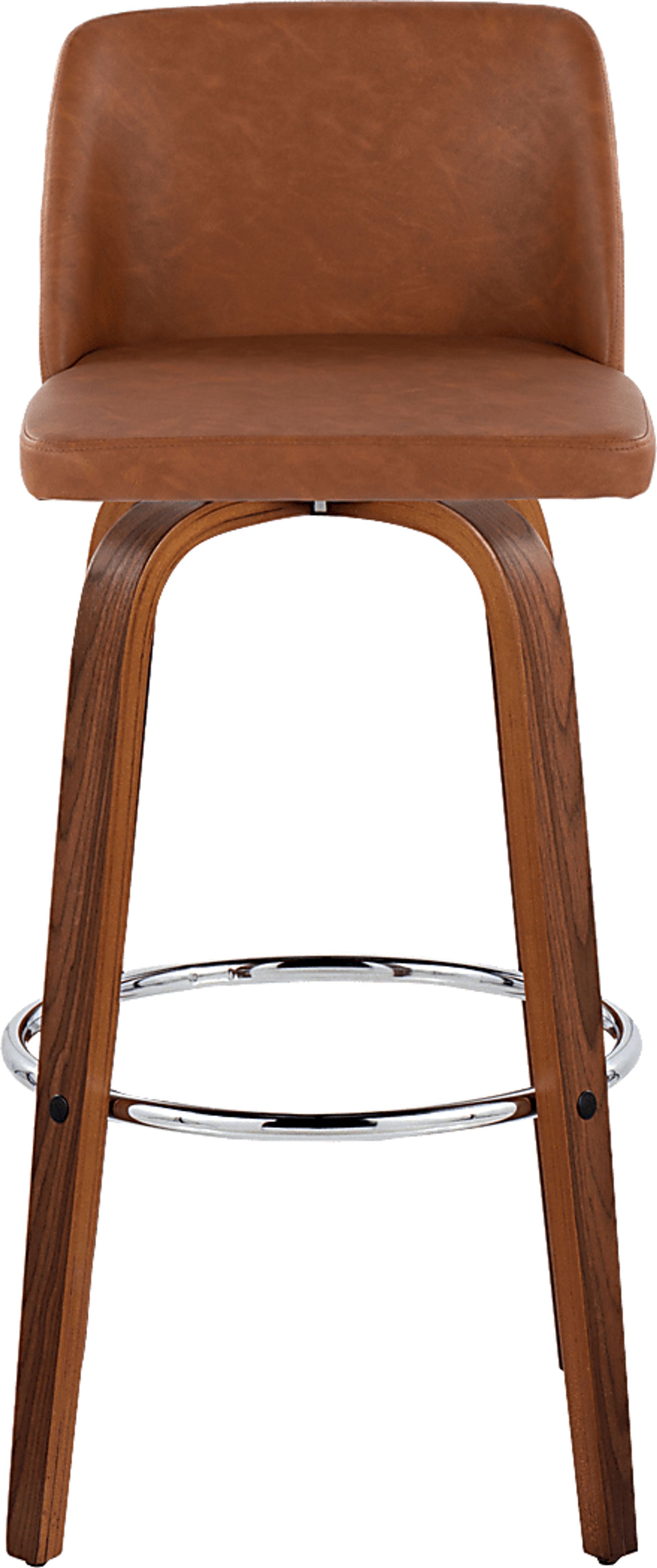 Wymering X Camel Swivel Barstool, Set of 2 - Image 8