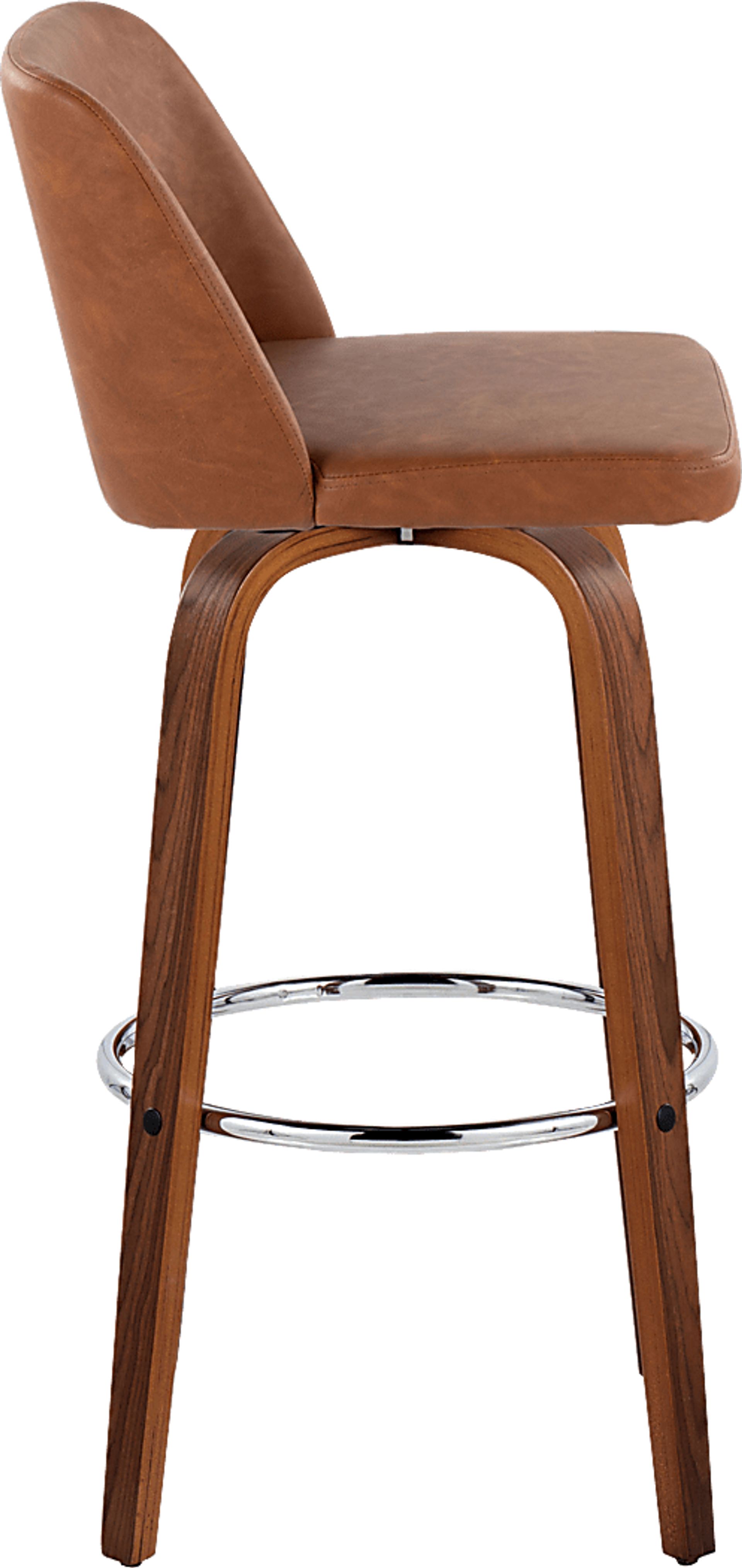 Wymering X Camel Swivel Barstool, Set of 2 - Image 9