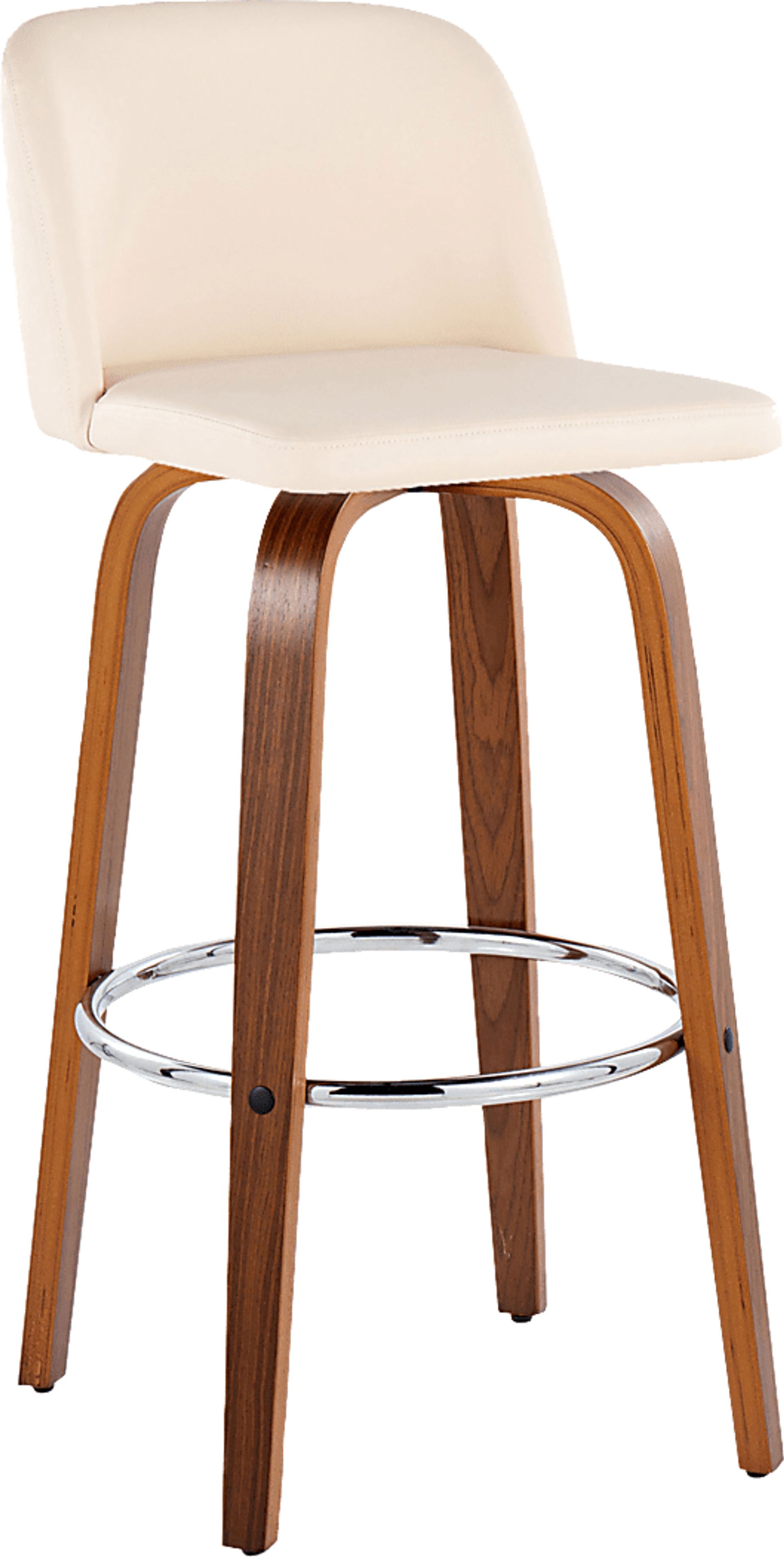 Wymering X Cream Swivel Barstool, Set of 2 - Image 5
