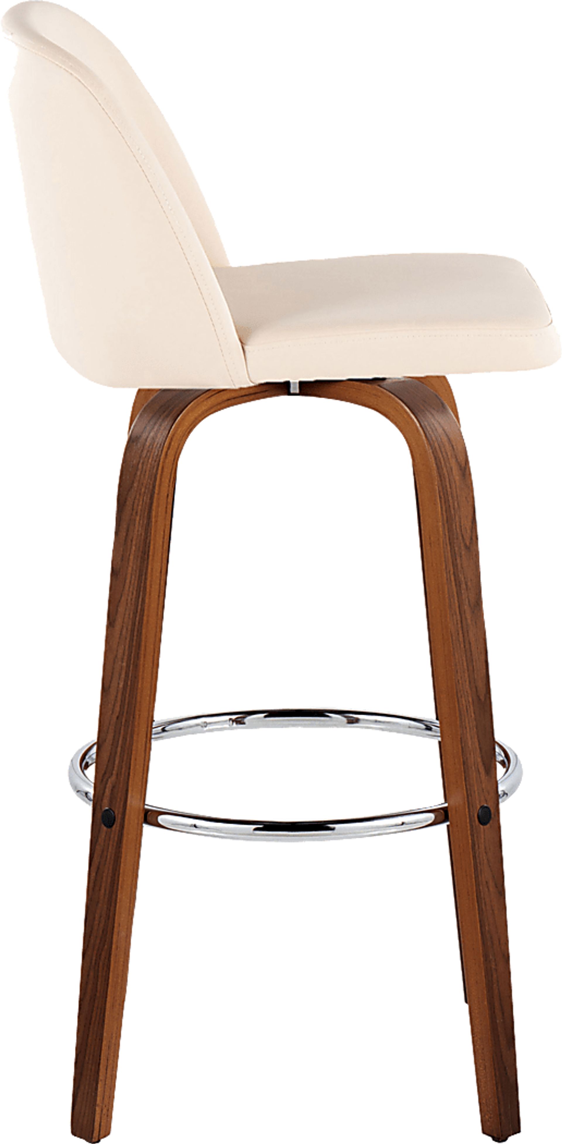Wymering X Cream Swivel Barstool, Set of 2 - Image 6