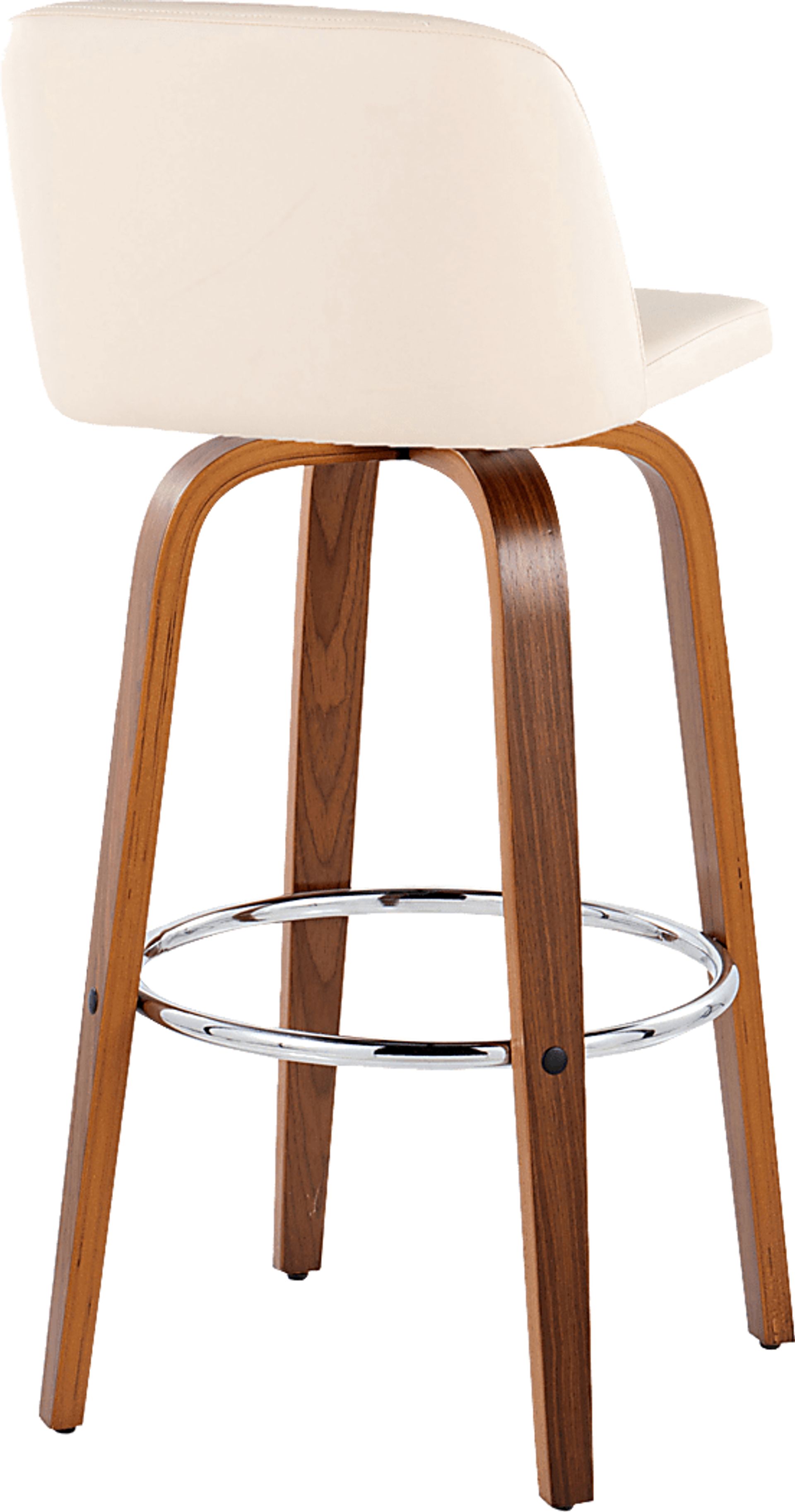 Wymering X Cream Swivel Barstool, Set of 2 - Image 7