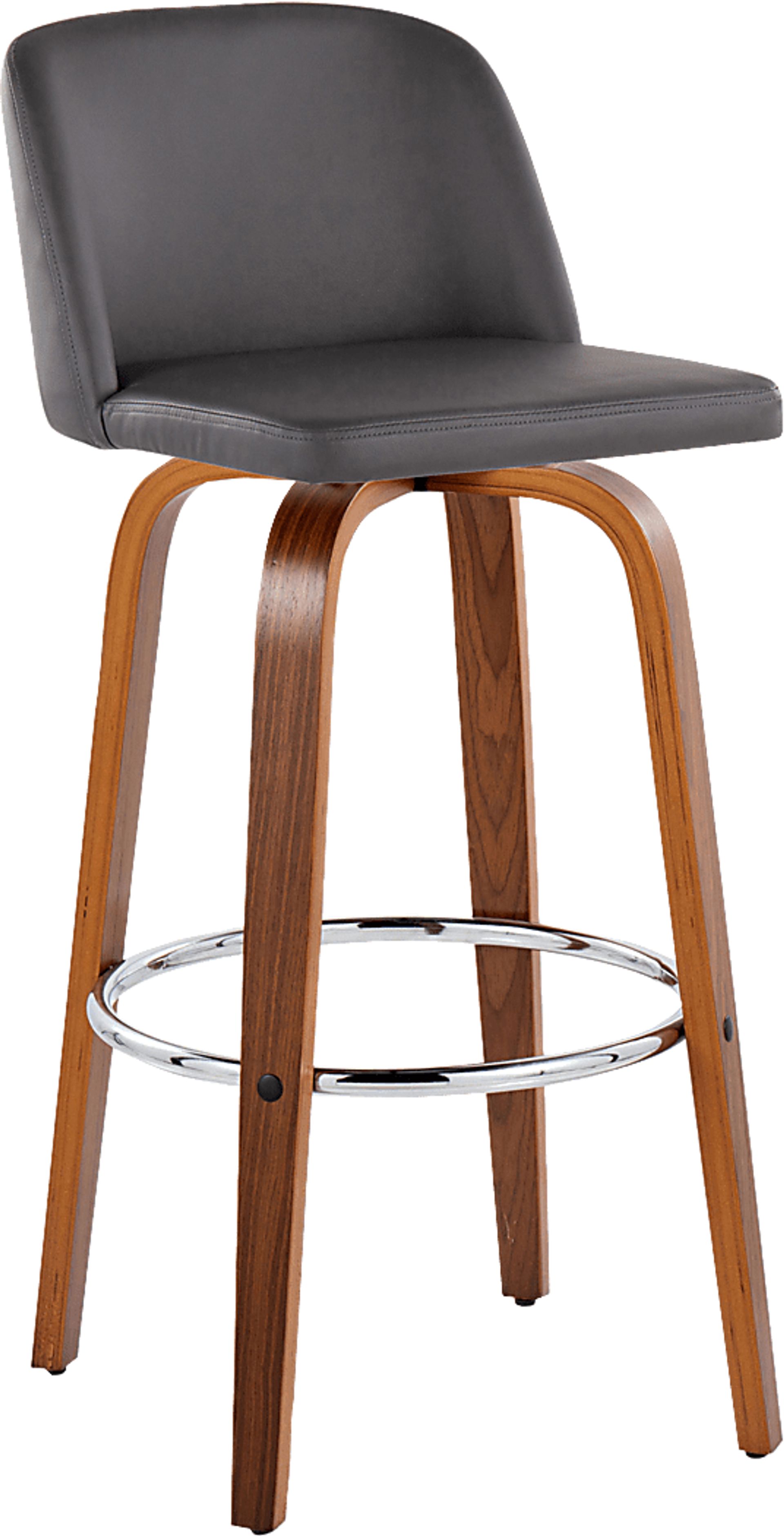Wymering X Gray Swivel Barstool, Set of 2 - Image 6