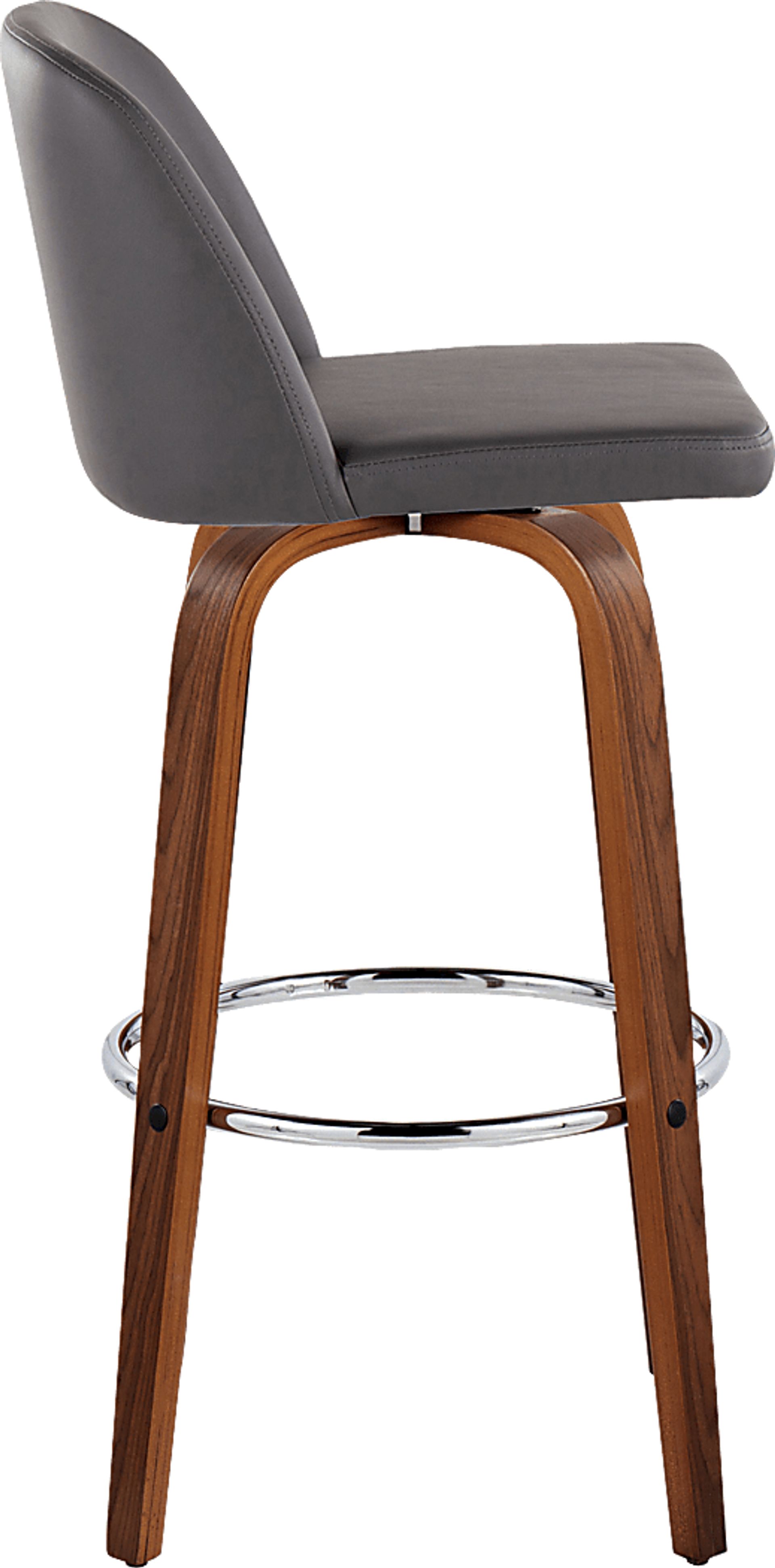 Wymering X Gray Swivel Barstool, Set of 2 - Image 7