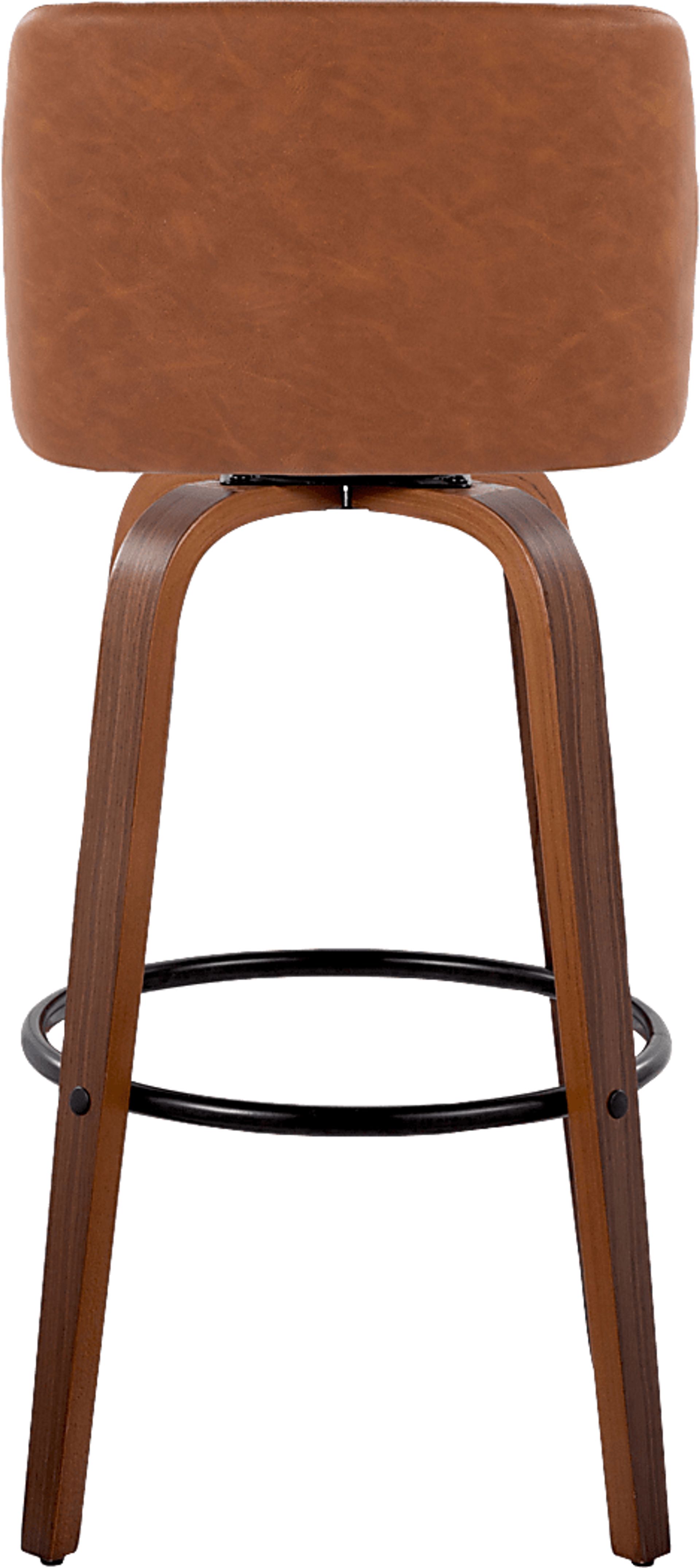 Wymering XI Camel Swivel Barstool, Set of 2 - Image 10