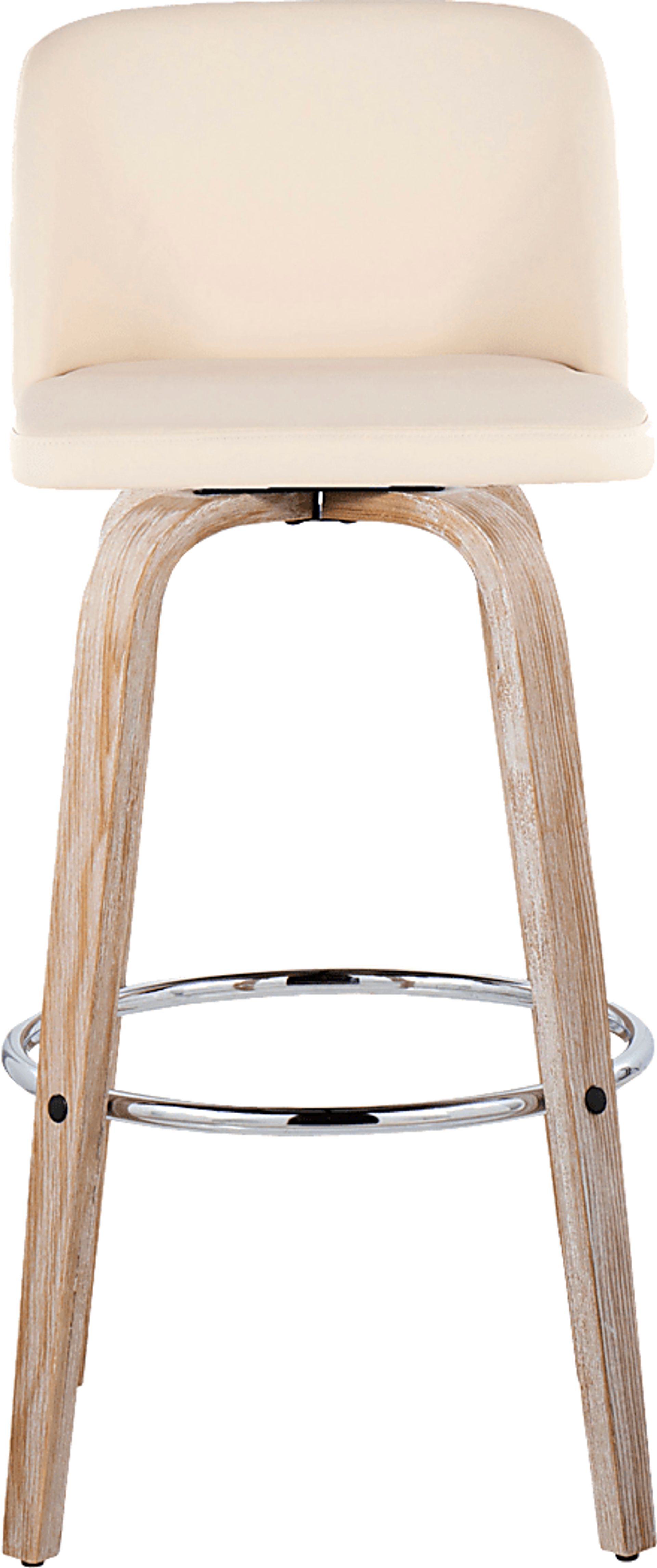 Wymering XIII Cream Swivel Barstool, Set of 2 - Image 10