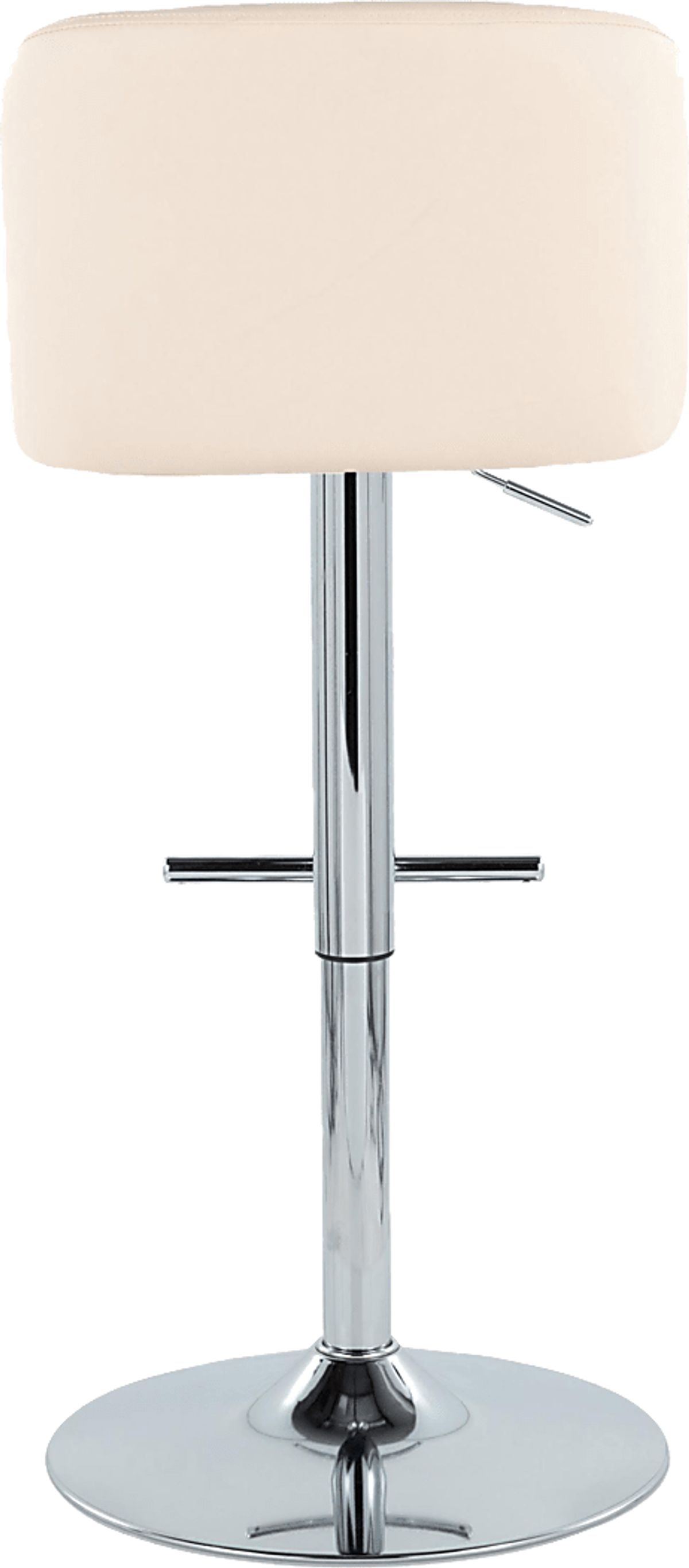 Wymering XV White Washed Cream Beige Polyester Fabric Adjustable,Swivel ...