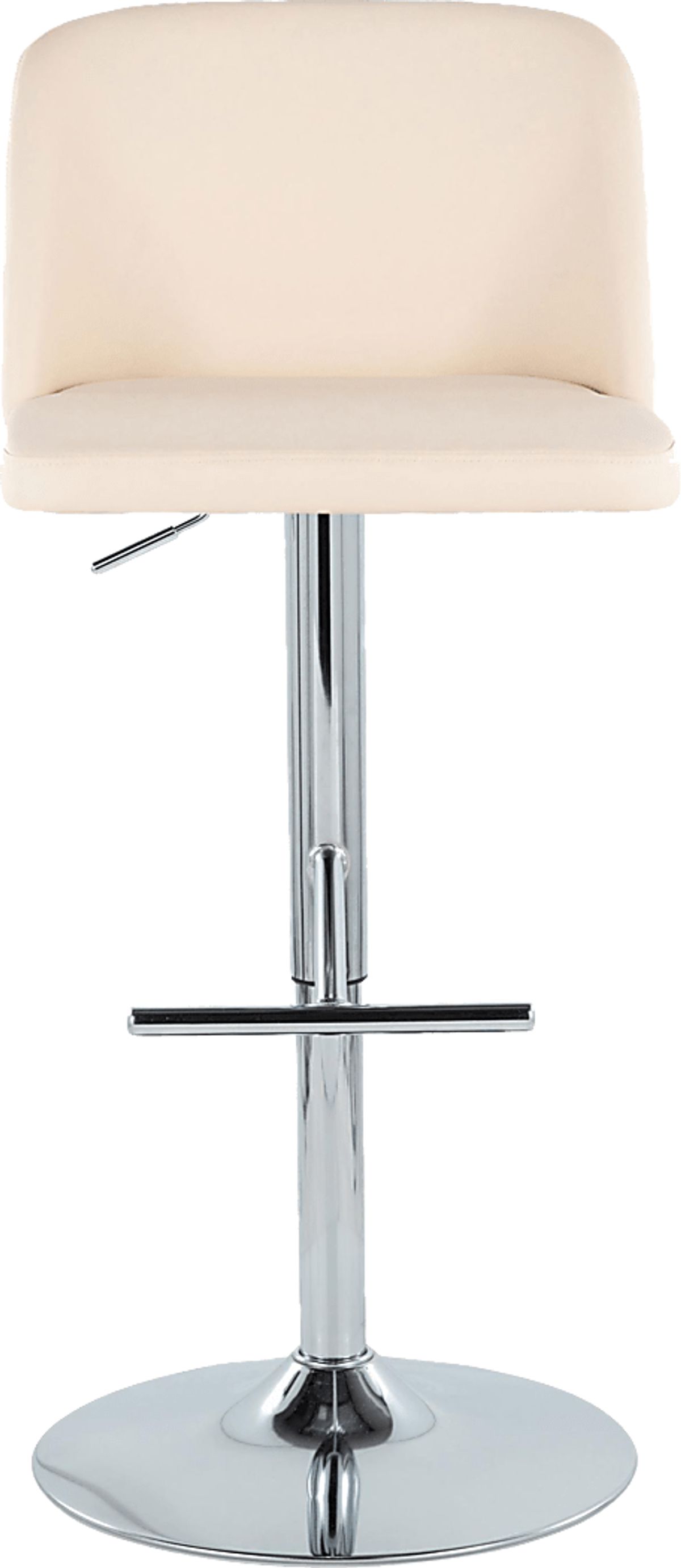 Wymering XV White Washed Cream Beige Polyester Fabric Adjustable,Swivel ...