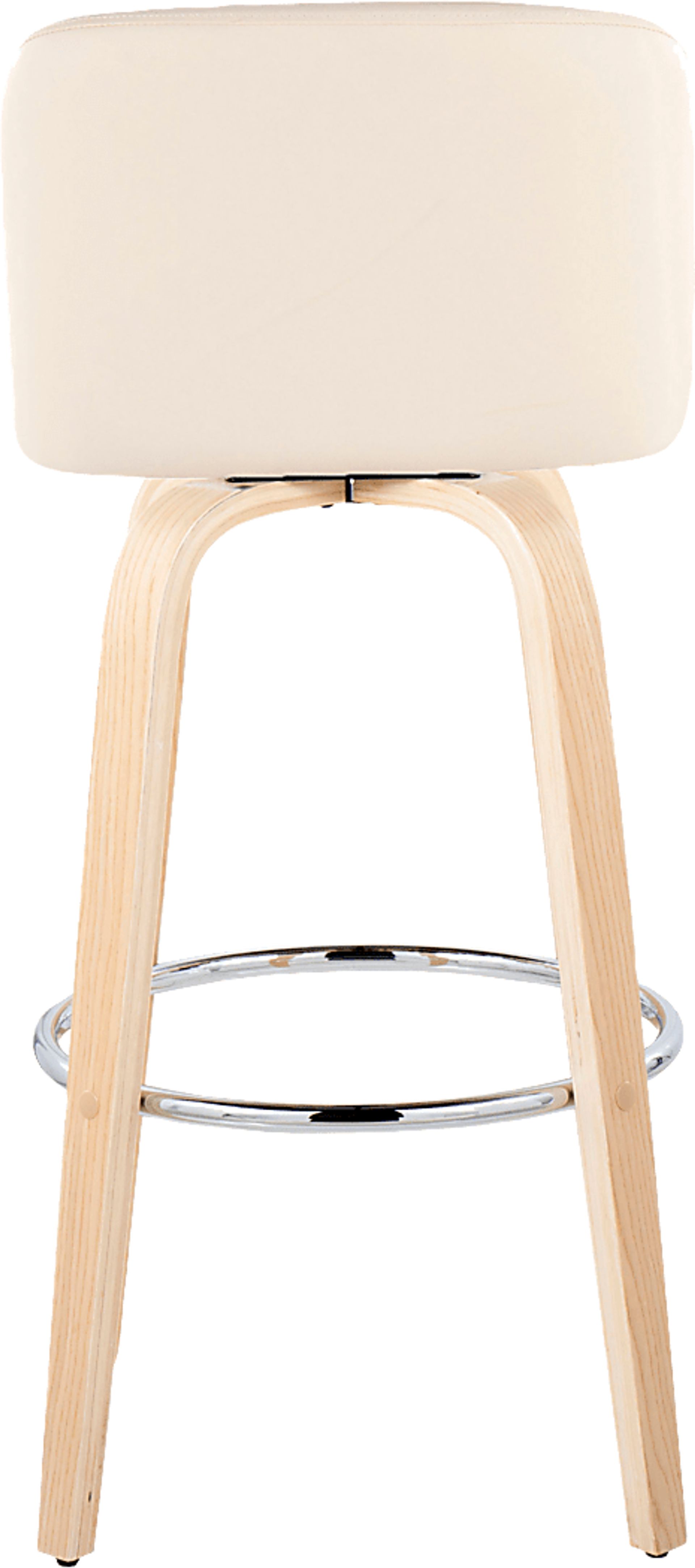 Wymering XVI Cream Swivel Barstool, Set of 2 - Image 9