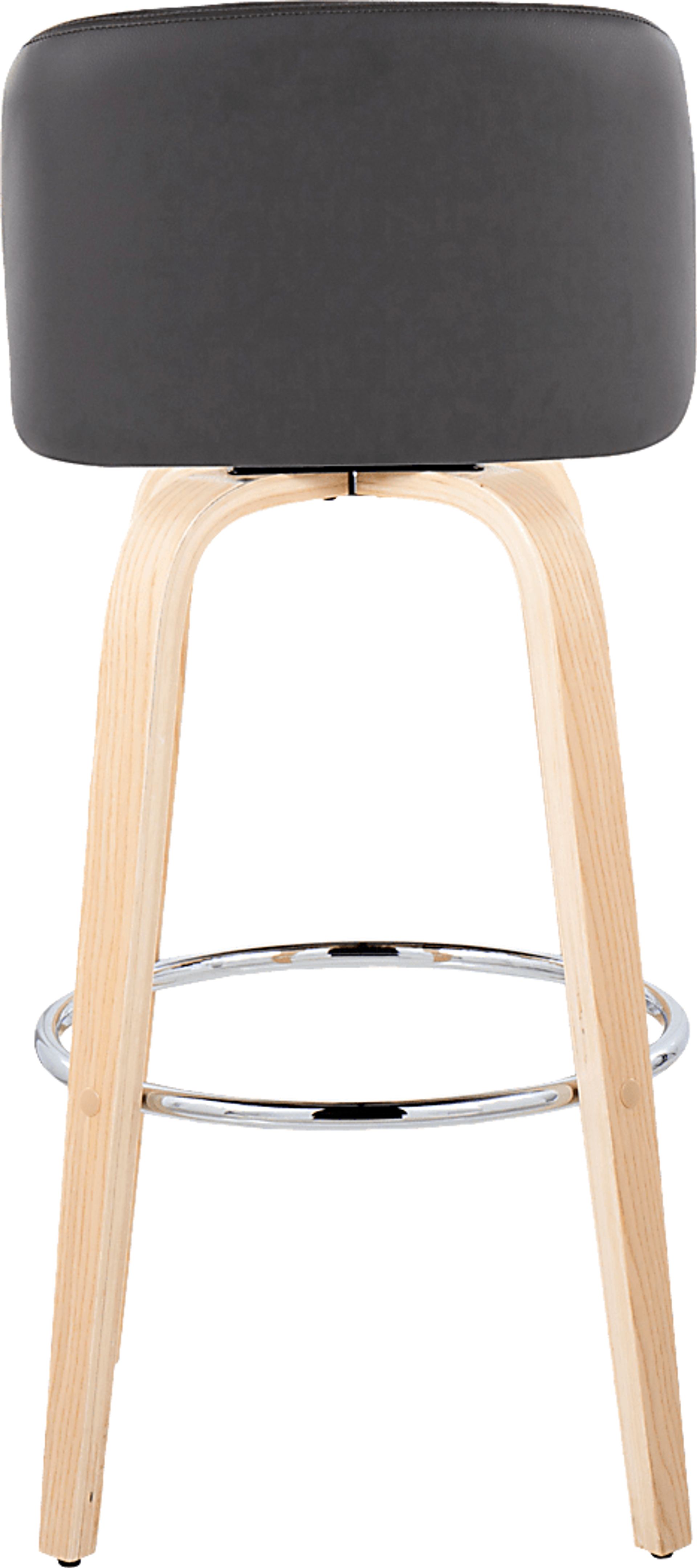 Wymering XVI Gray Swivel Barstool, Set of 2 - Image 9
