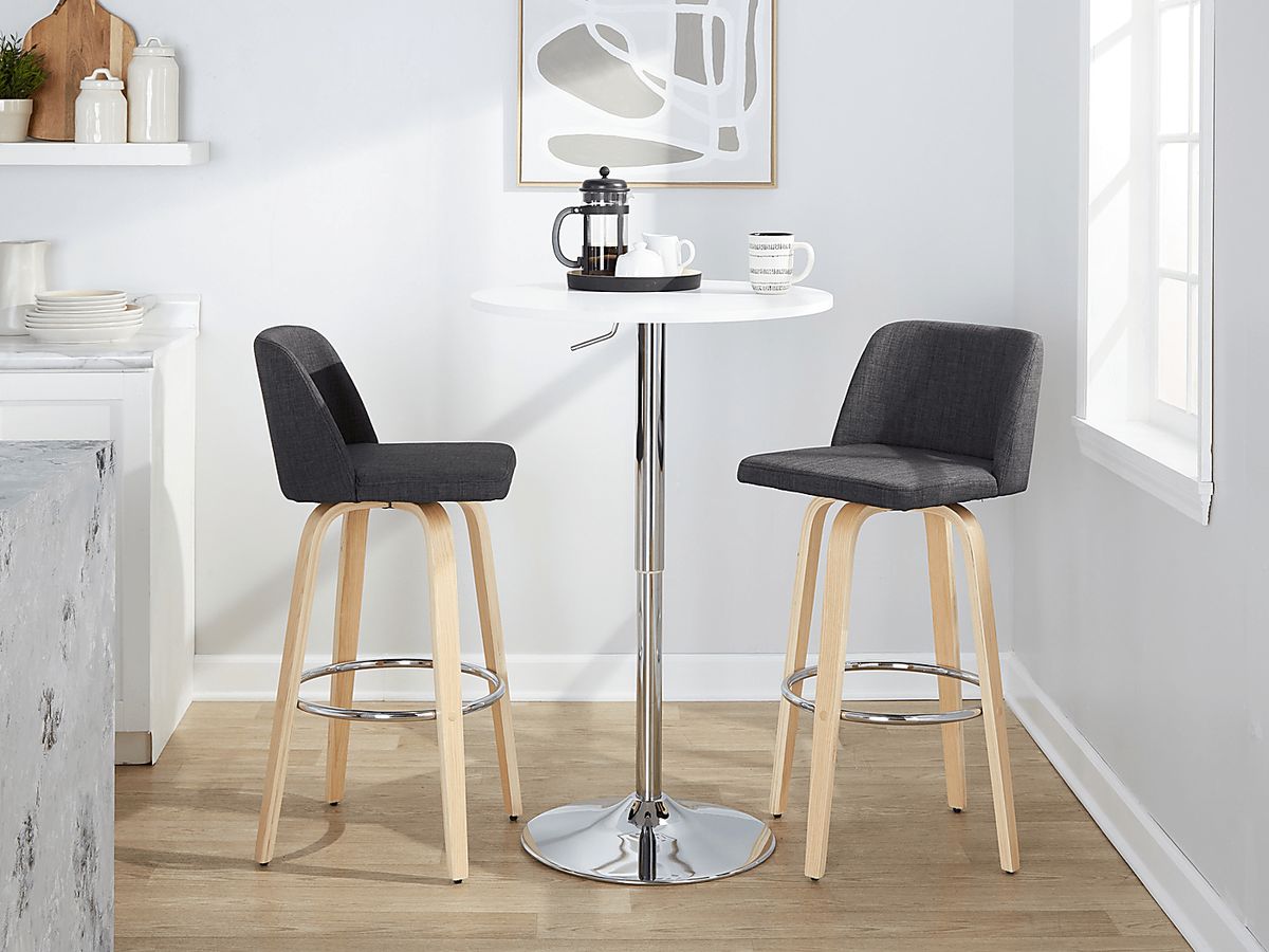 Wymering XVII Walnut Dark Wood Charcoal Black,Gray Polyurethane Fabric ...