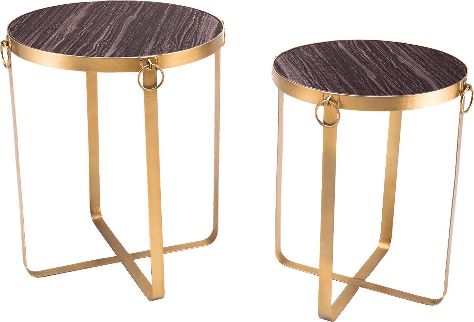 Wymore Shore Purple Set of 2 Nesting Tables - Image 1