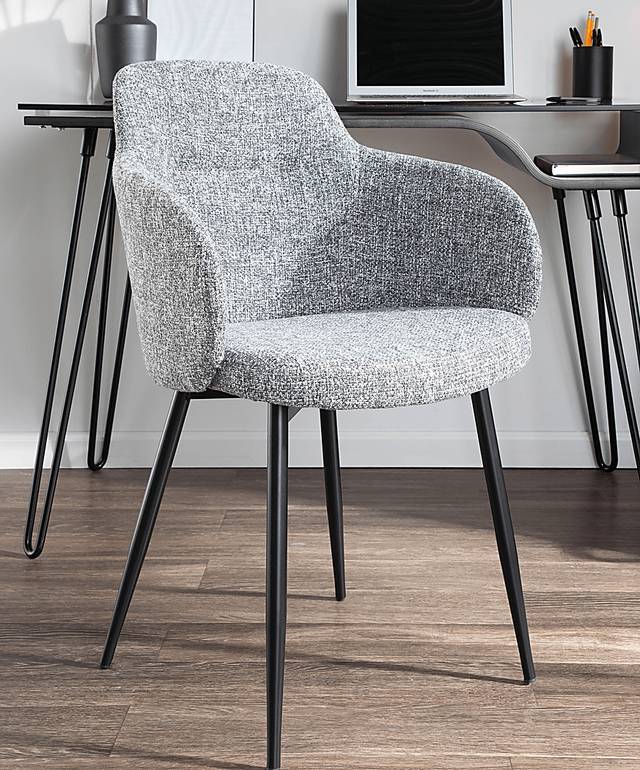 Wynburn Gray Side Chair, Set of 2 - Thumbnail - Image 4