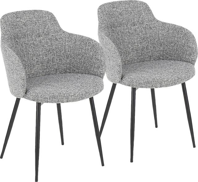 Wynburn Gray Side Chair, Set of 2 - Thumbnail - Image 1