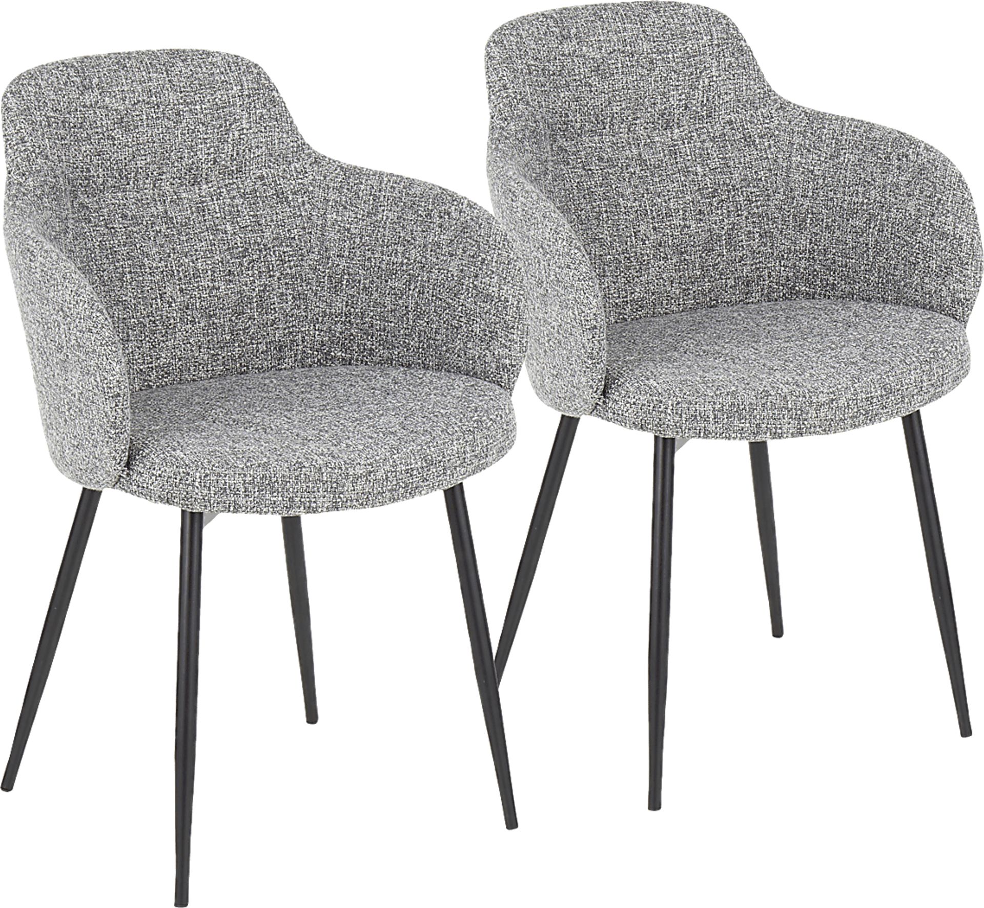 Wynburn Gray Side Chair, Set of 2 - Image 1