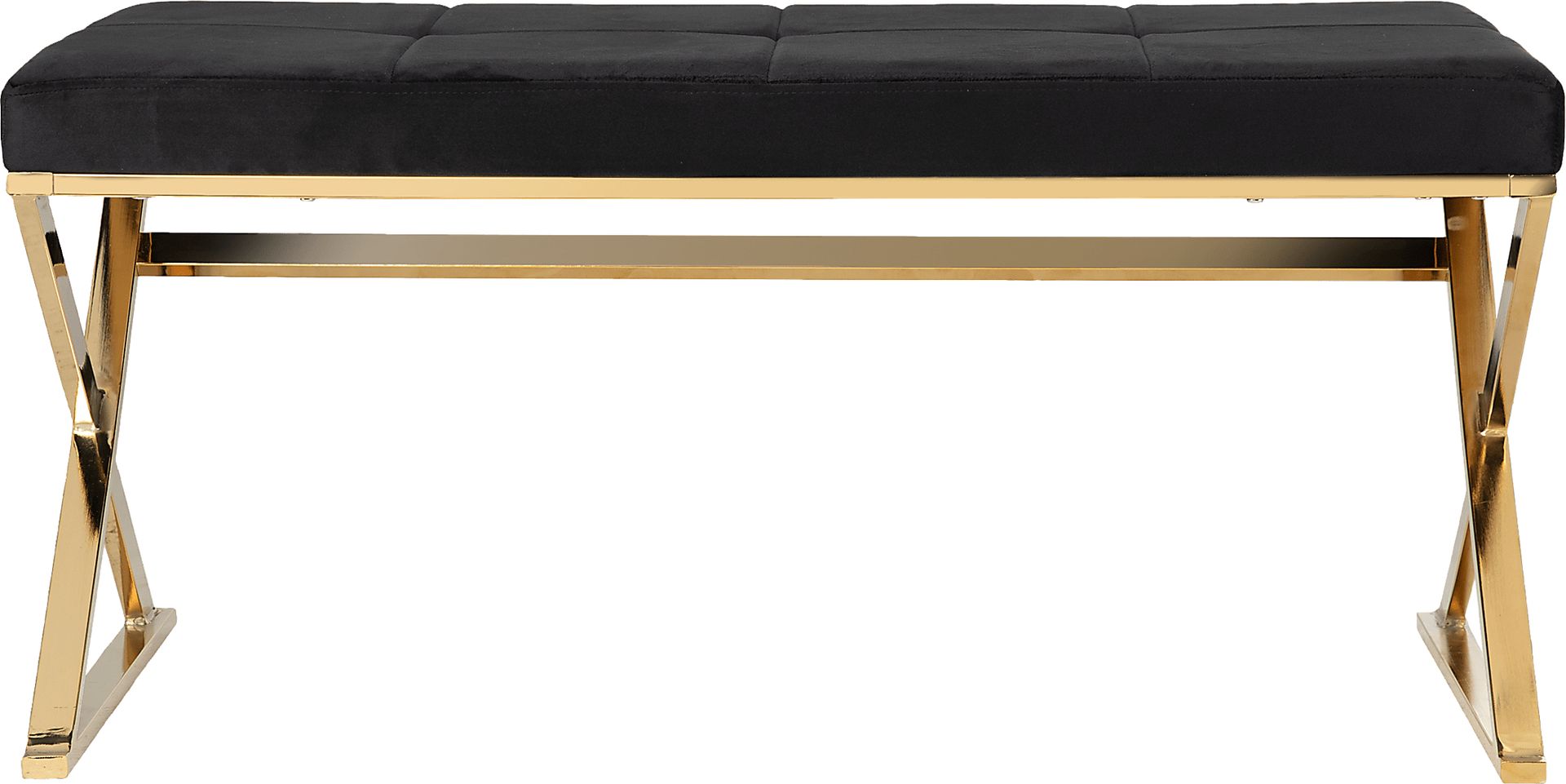 Wyncote Black Accent Bench - Image 3