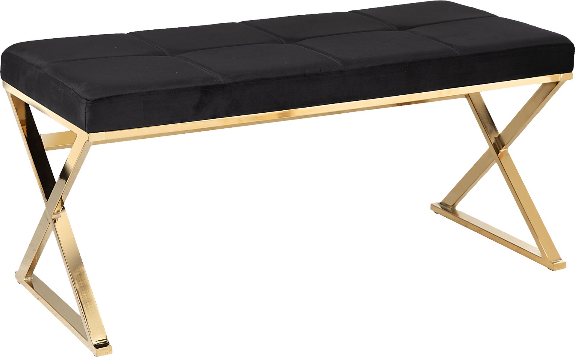Wyncote Black Accent Bench - Image 1