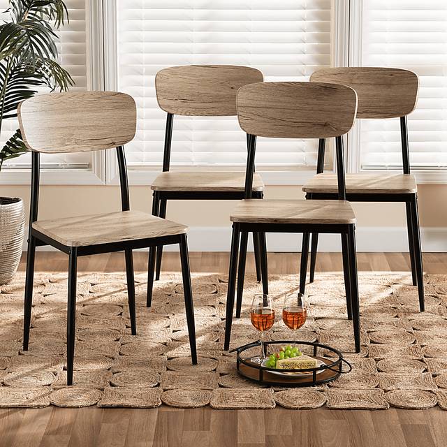 Wyndbrook Light Brown Side Chair Set of 4 - Thumbnail - Image 2
