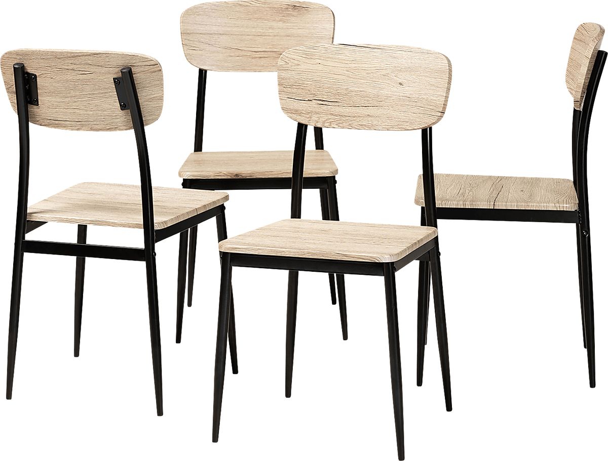 Wyndbrook Light Brown Dining Chair Set Of 4 Rooms to Go