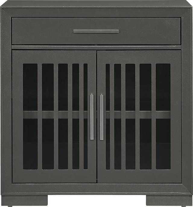 Wyndell Way Gray Accent Cabinet - Thumbnail - Image 1
