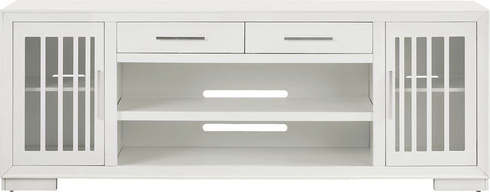 Wyndell Way White 81 in. Console