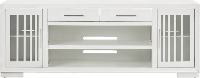 Wyndell Way White 81 in. Console - Thumbnail - Image 1