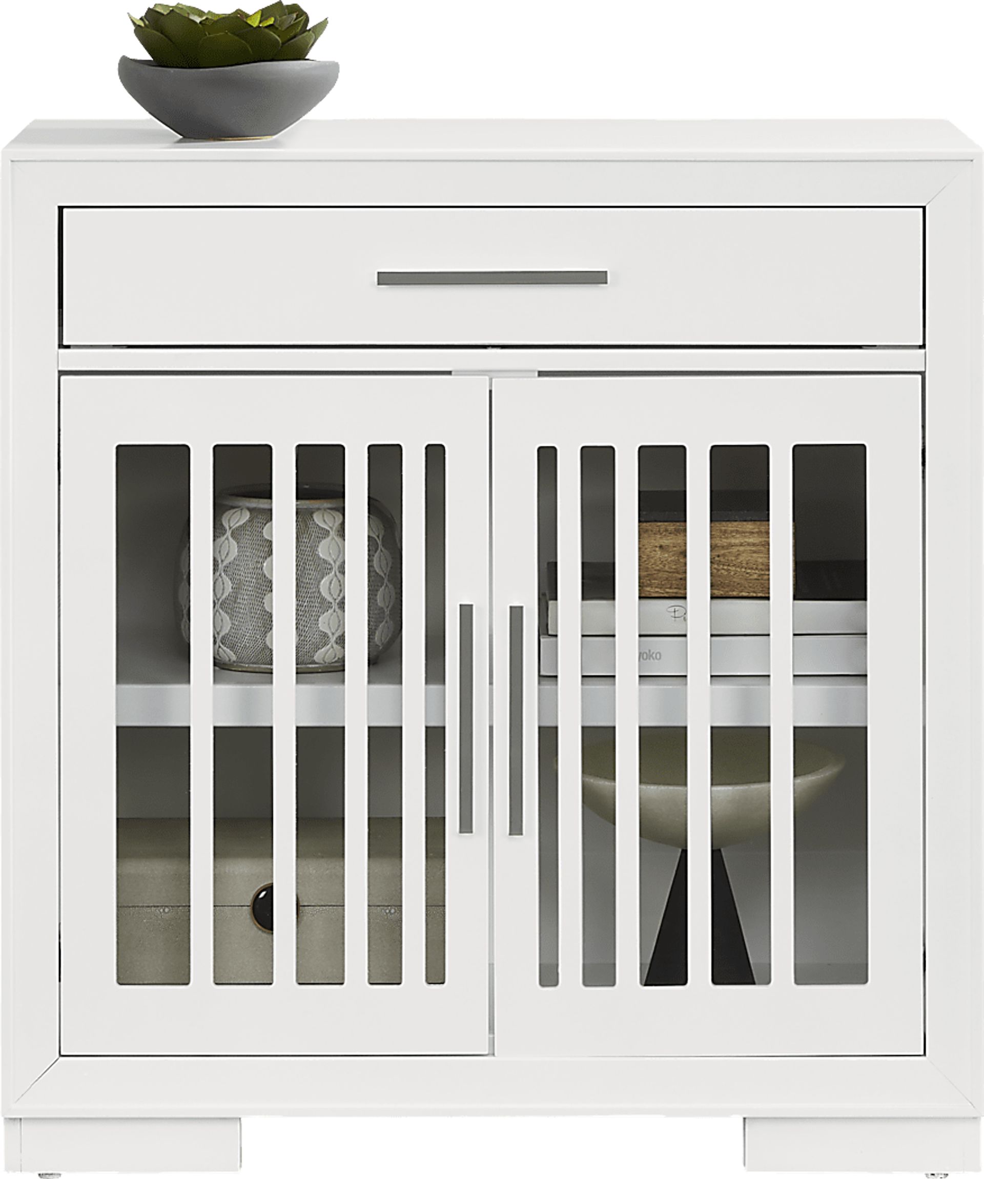 Wyndell Way White Accent Cabinet - Image 2