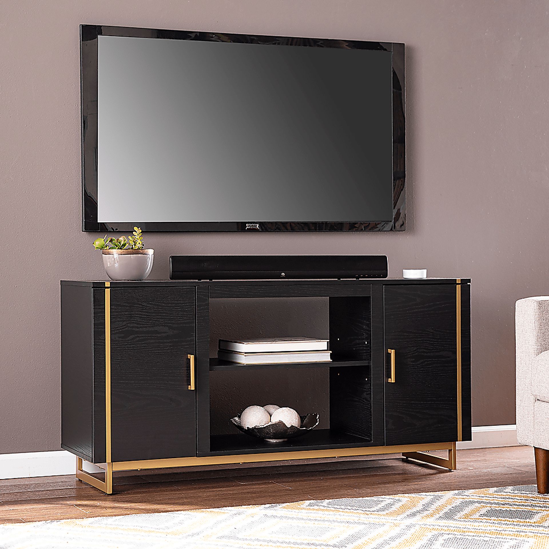 Wyndfield Black 54 in. Console - Image 2