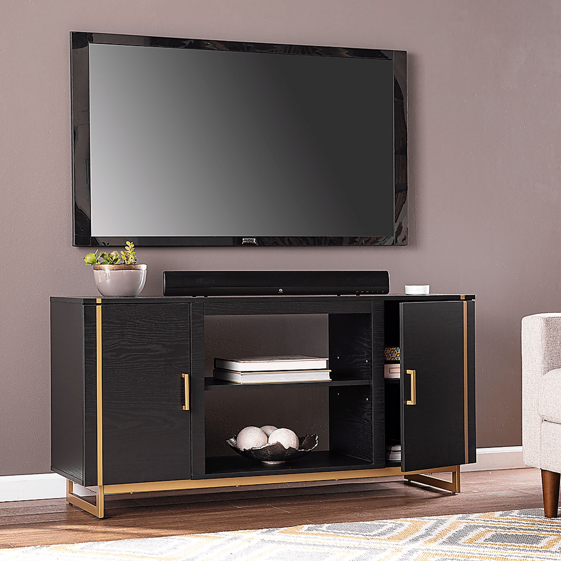 Wyndfield Black 54 in. Console - Image 5