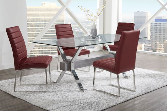 Rooms to go glass dining online table