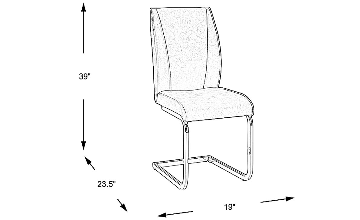 Wyndhall Gray Side Chair
