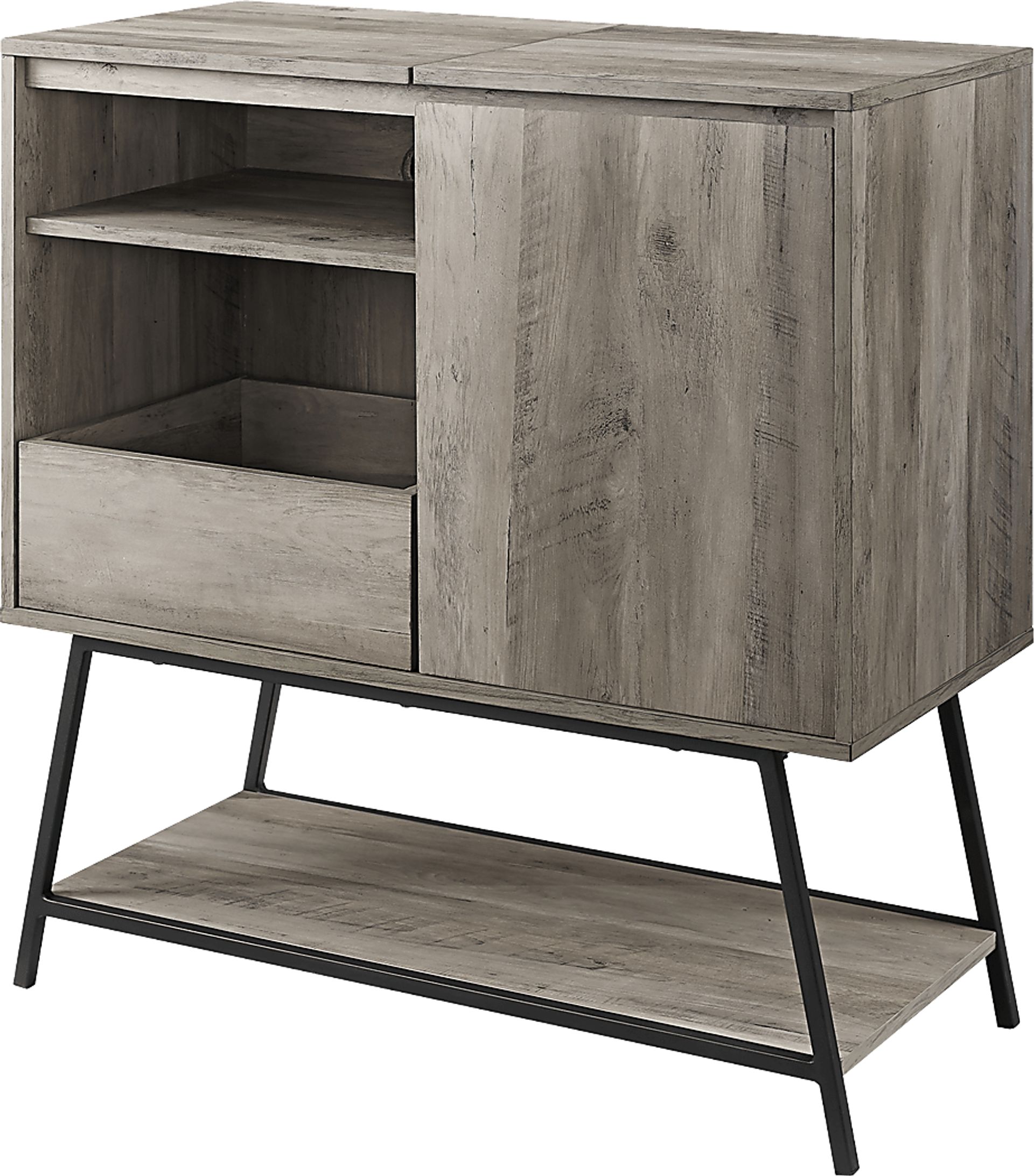 Wyndhurst Gray Accent Cabinet - Image 3
