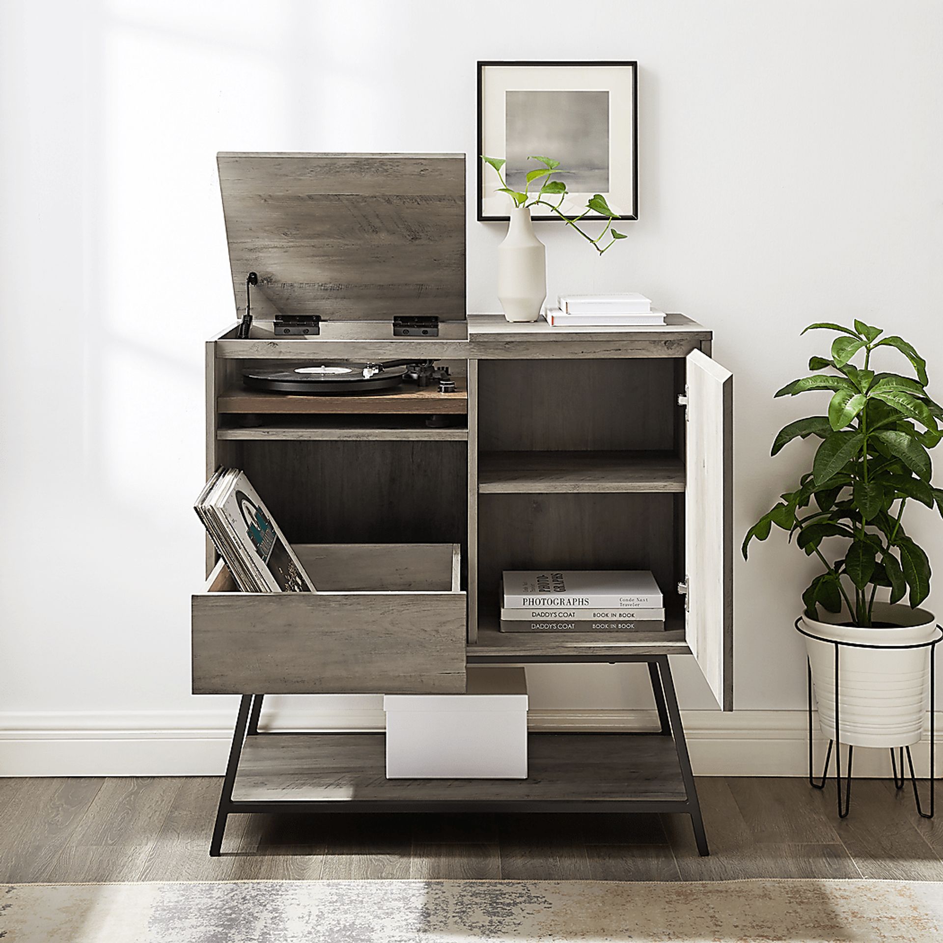 Wyndhurst Gray Accent Cabinet - Image 5