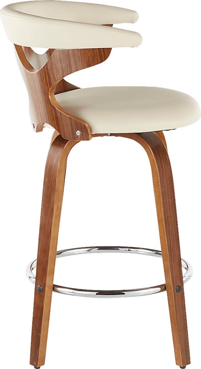 Wyndmoor Cream Counter Height Stool, Set of 2 - Thumbnail - Image 4