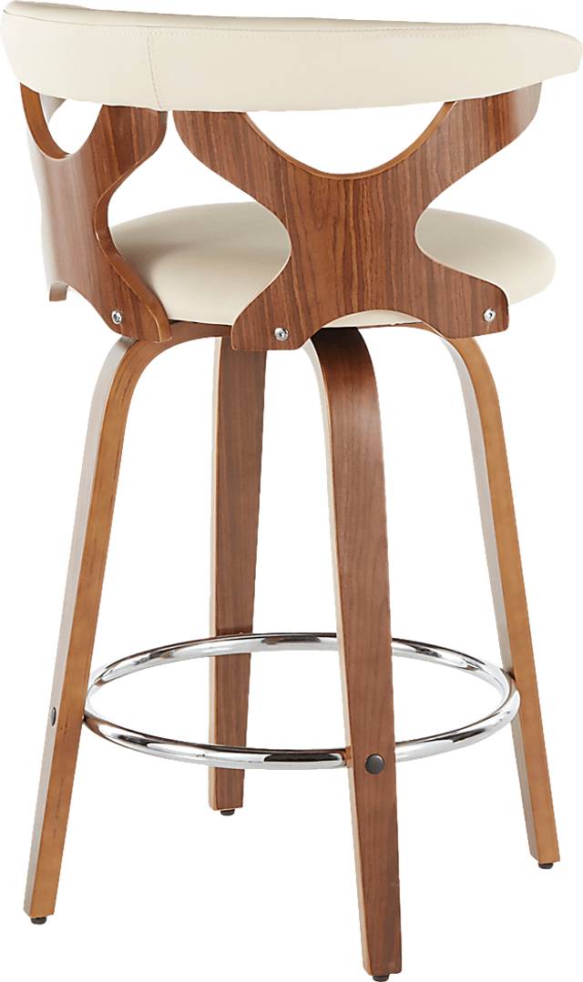 Wyndmoor Cream Counter Height Stool, Set of 2 - Thumbnail - Image 5