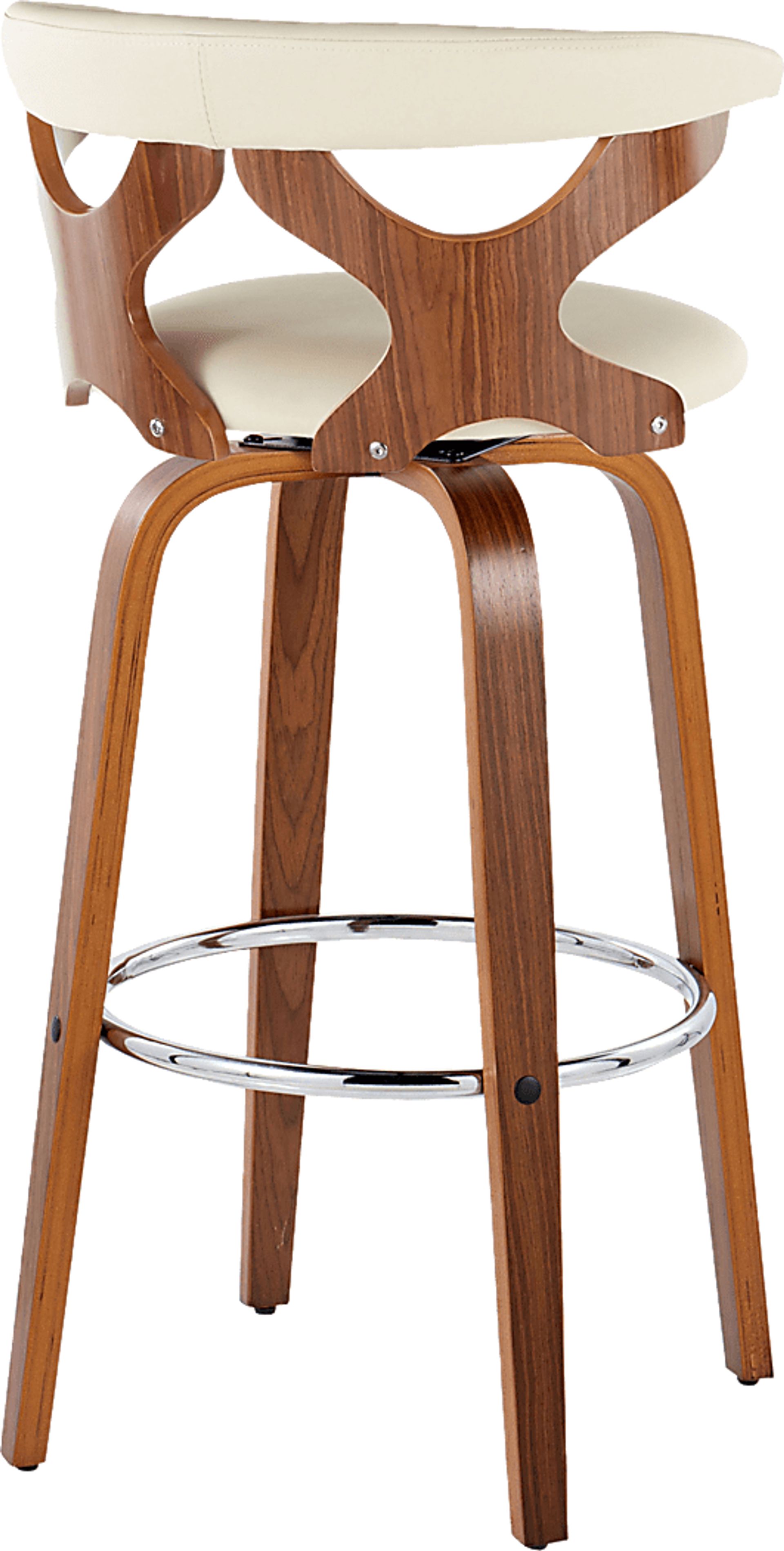 Wyndmoor III Cream Swivel Barstool, Set of 2 - Image 8