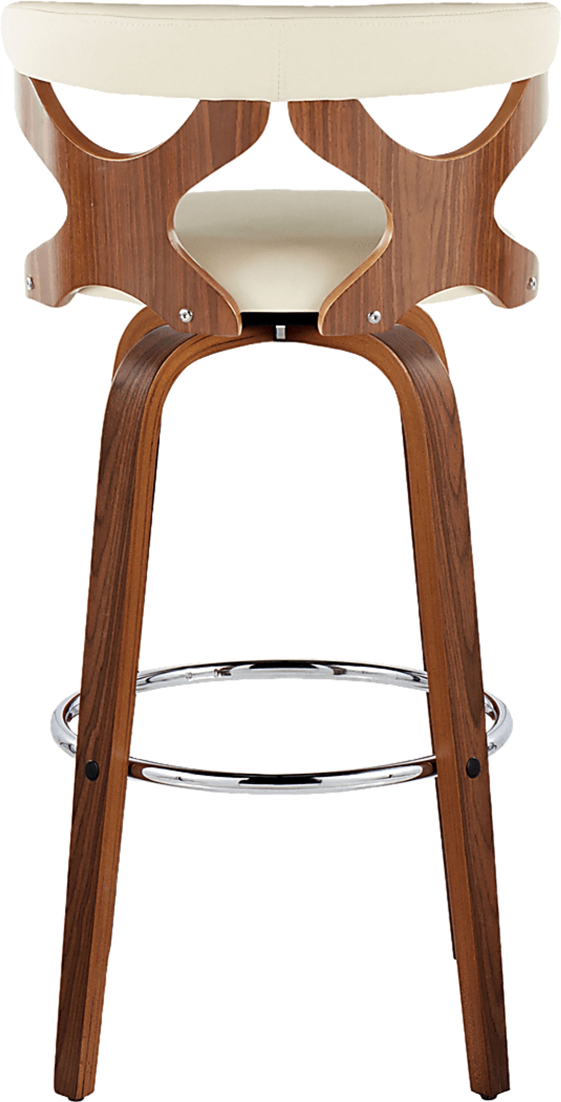 Wyndmoor III Cream Swivel Barstool, Set of 2 - Image 9