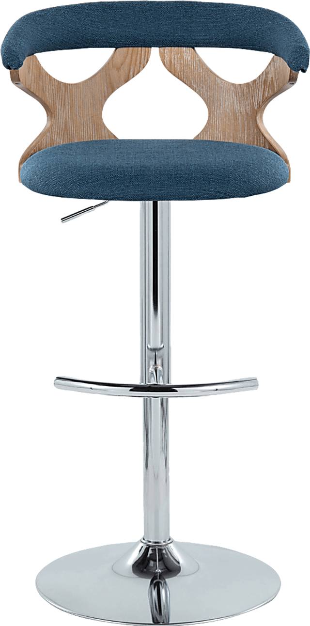 Wyndmoor IX Blue Adjustable Barstool, Set of 2 - Thumbnail - Image 10