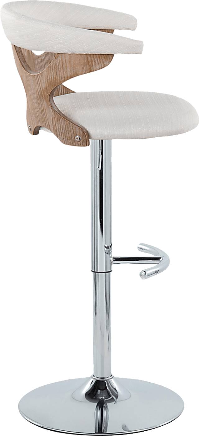 Wyndmoor IX Cream Adjustable Barstool, Set of 2 - Thumbnail - Image 7