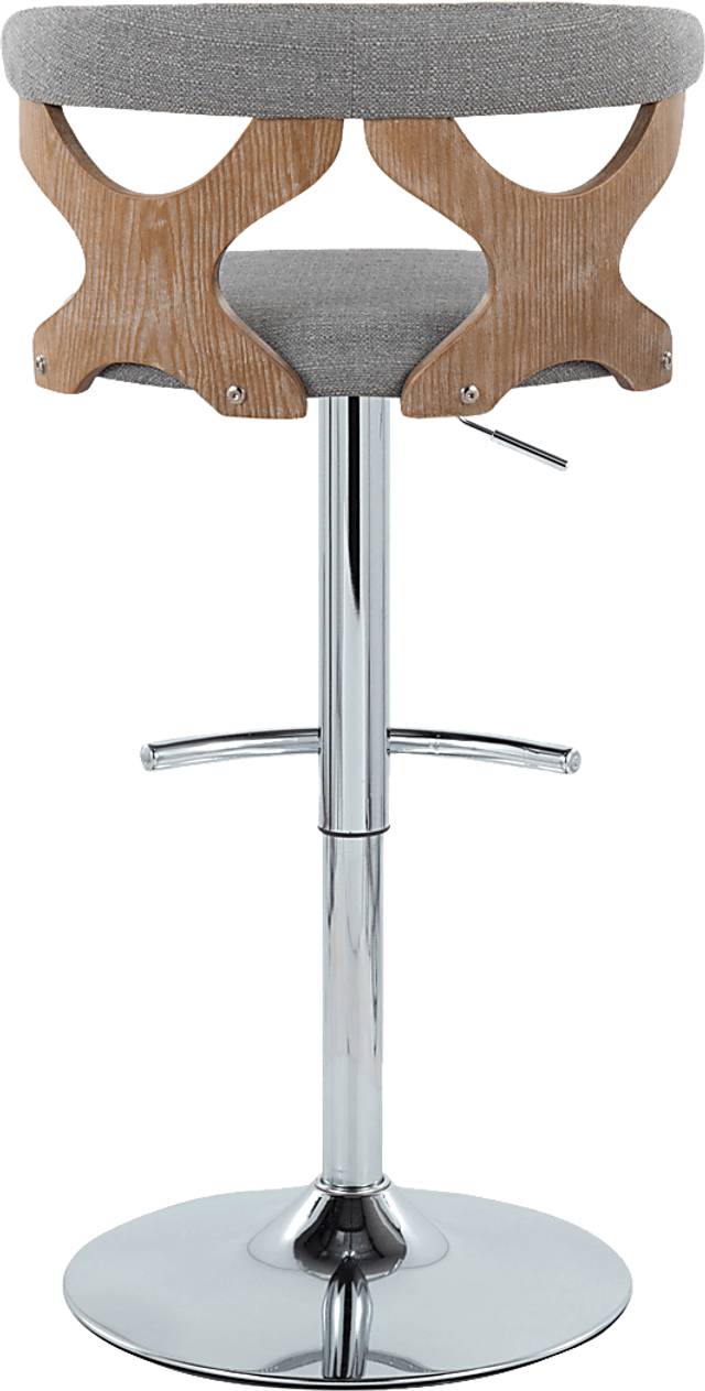 Wyndmoor IX Light Gray Adjustable Barstool, Set of 2 - Thumbnail - Image 9