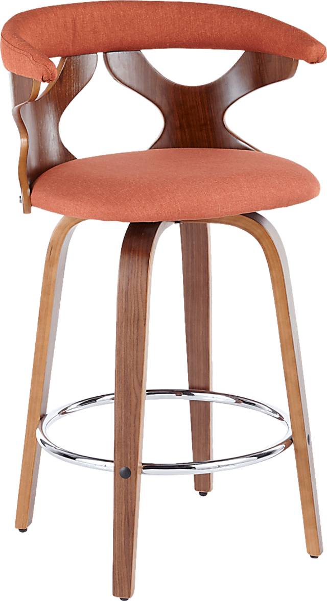 Wyndmoor Orange Counter Height Stool, Set of 2 - Thumbnail - Image 8