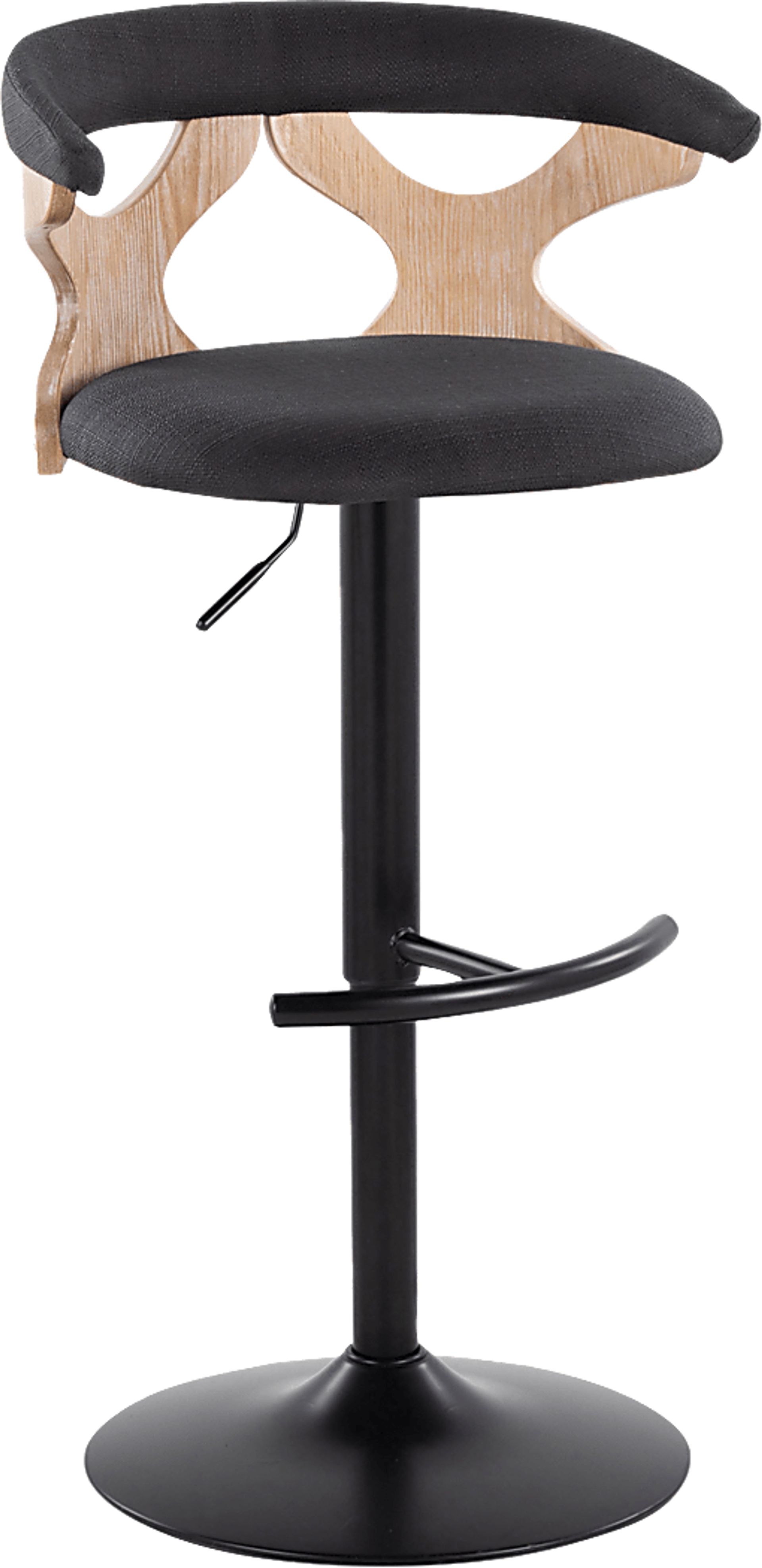Wyndmoor VI Charcoal Adjustable Barstool, Set of 2 - Image 7